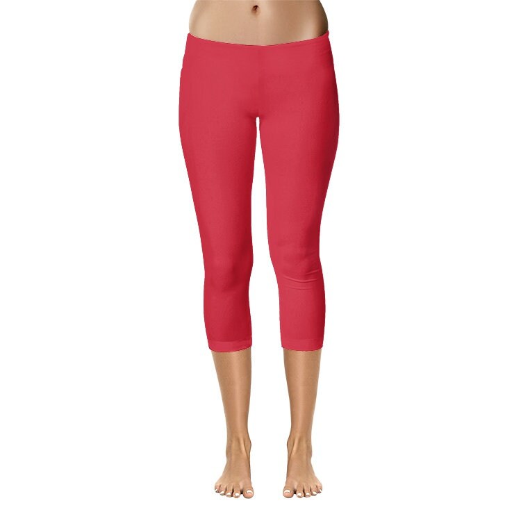 Red Yoga Leggings