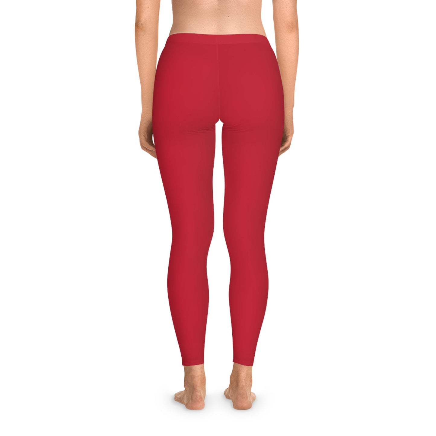 Red Stretchy Leggings
