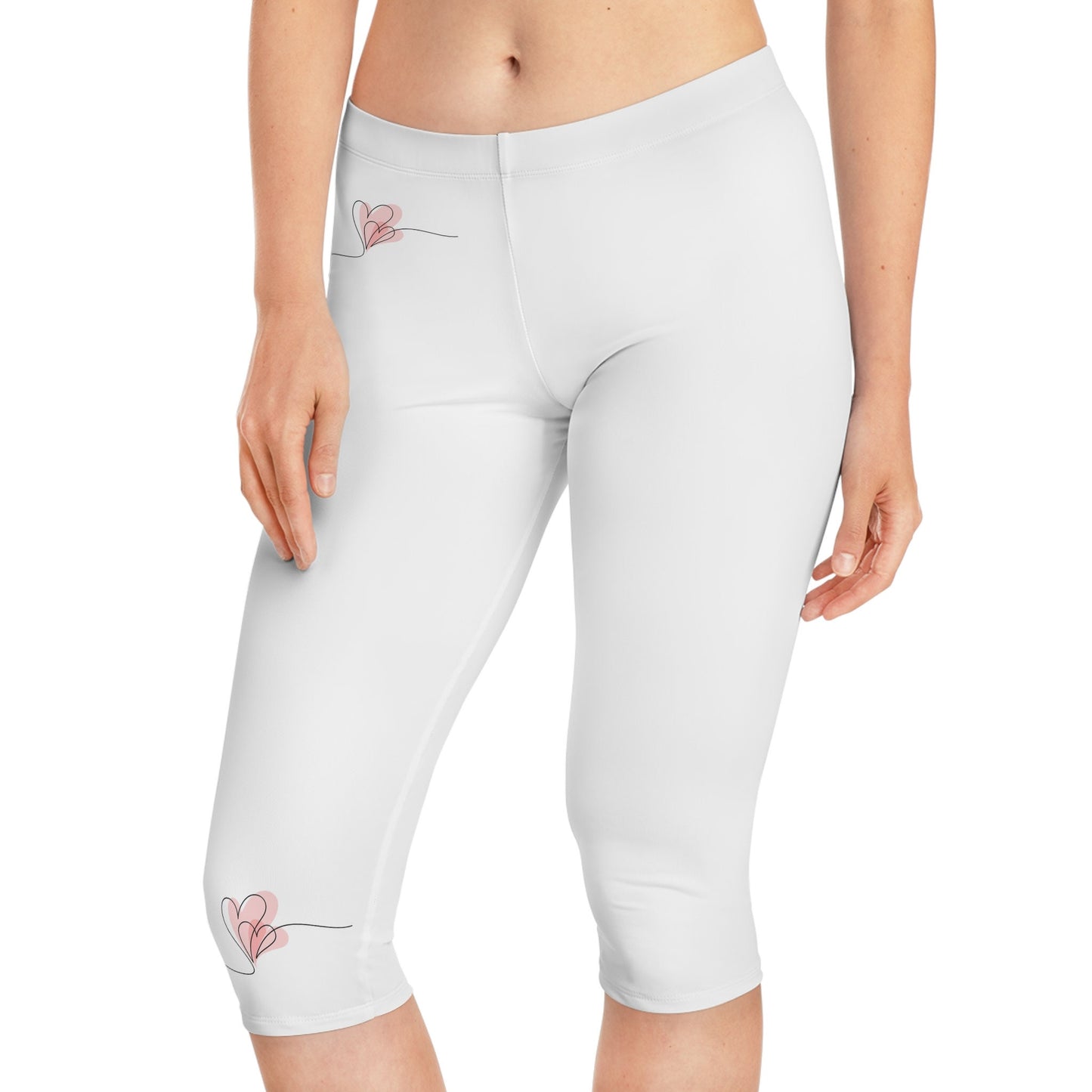 White Capri Leggings Women's Capri Leggings