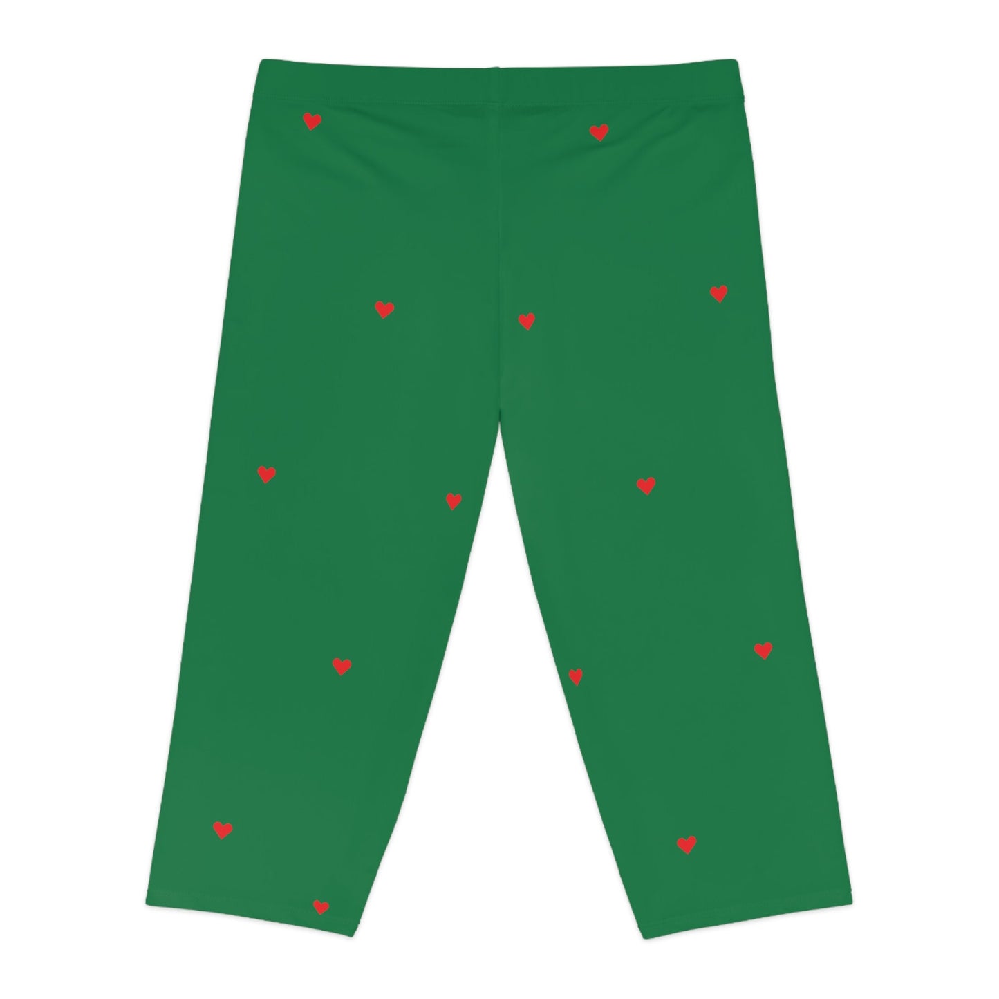 Women's Green Capri Leggings