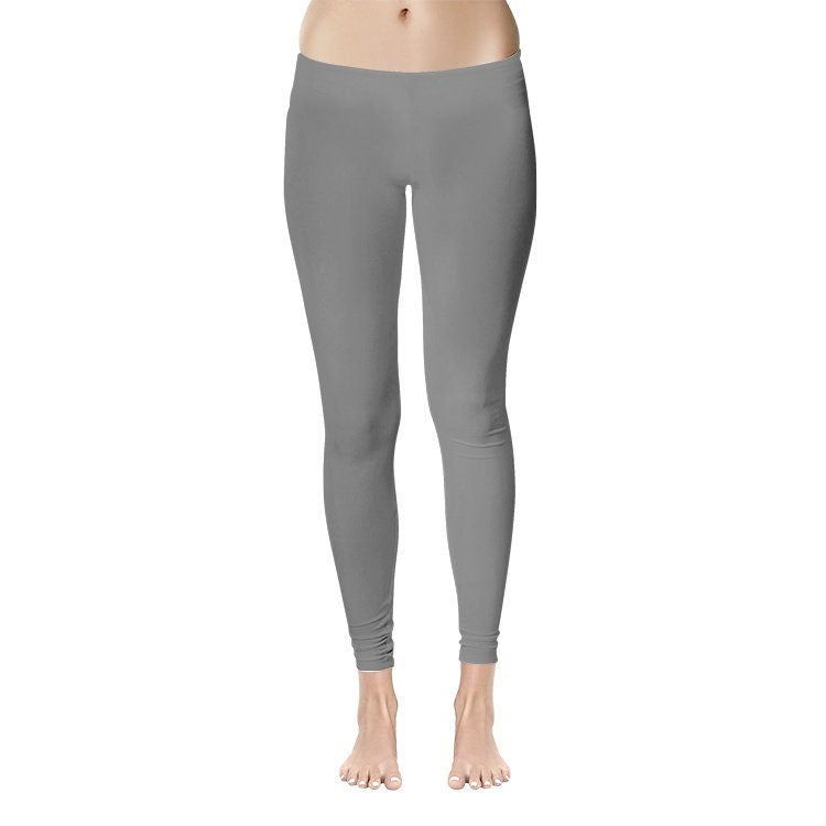 Gray Leggings Women's Temp Control Cotton Leggings