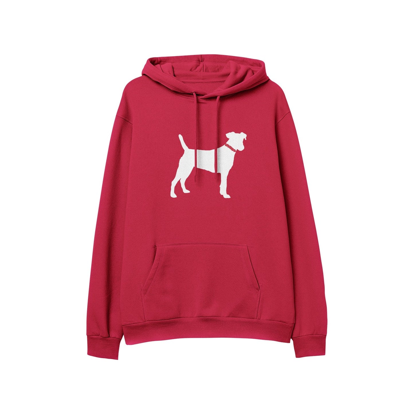 White Dog Black Hoodies