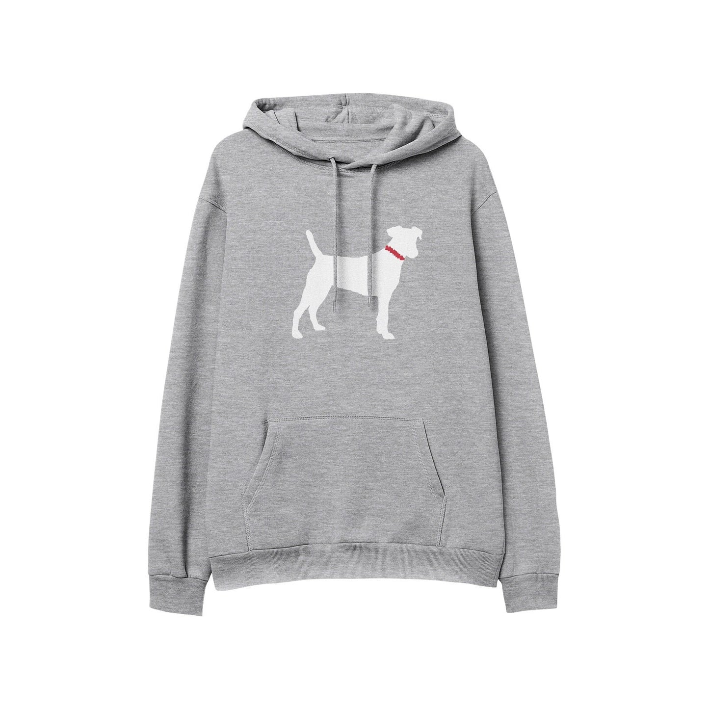 White Dog Black Hoodies