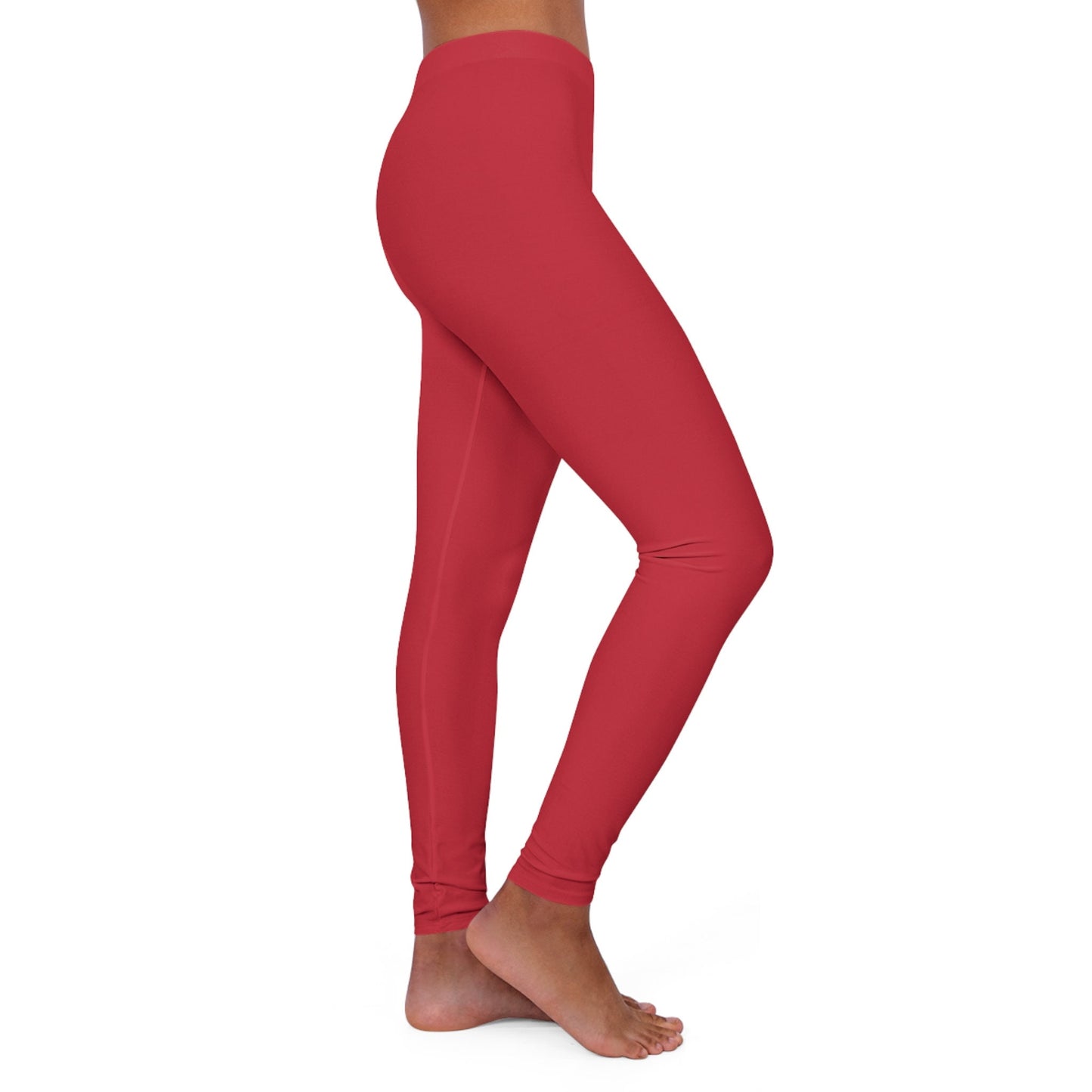 Women's Red Spandex Leggings