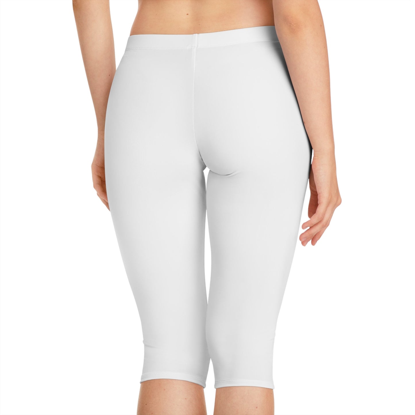 White Capri Leggings Women's Capri Leggings
