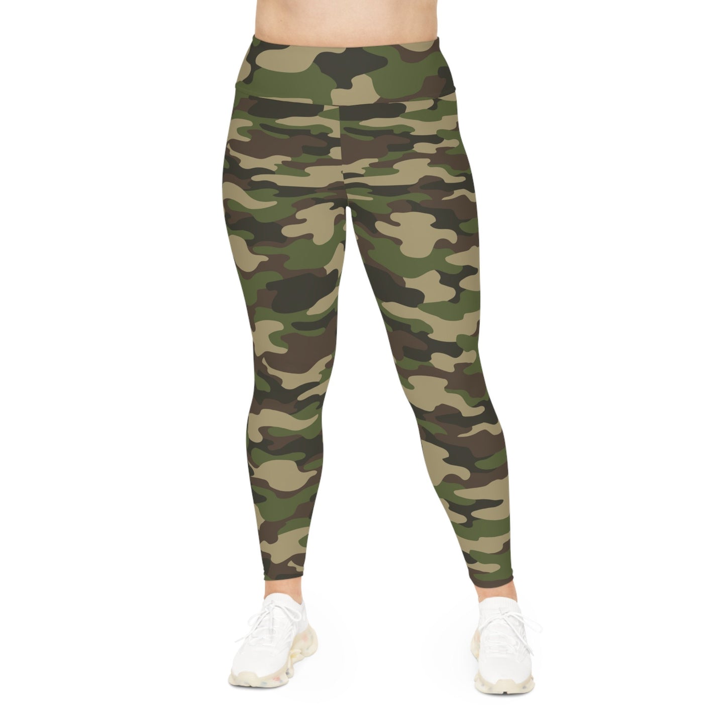 Plus Size Camo Leggings