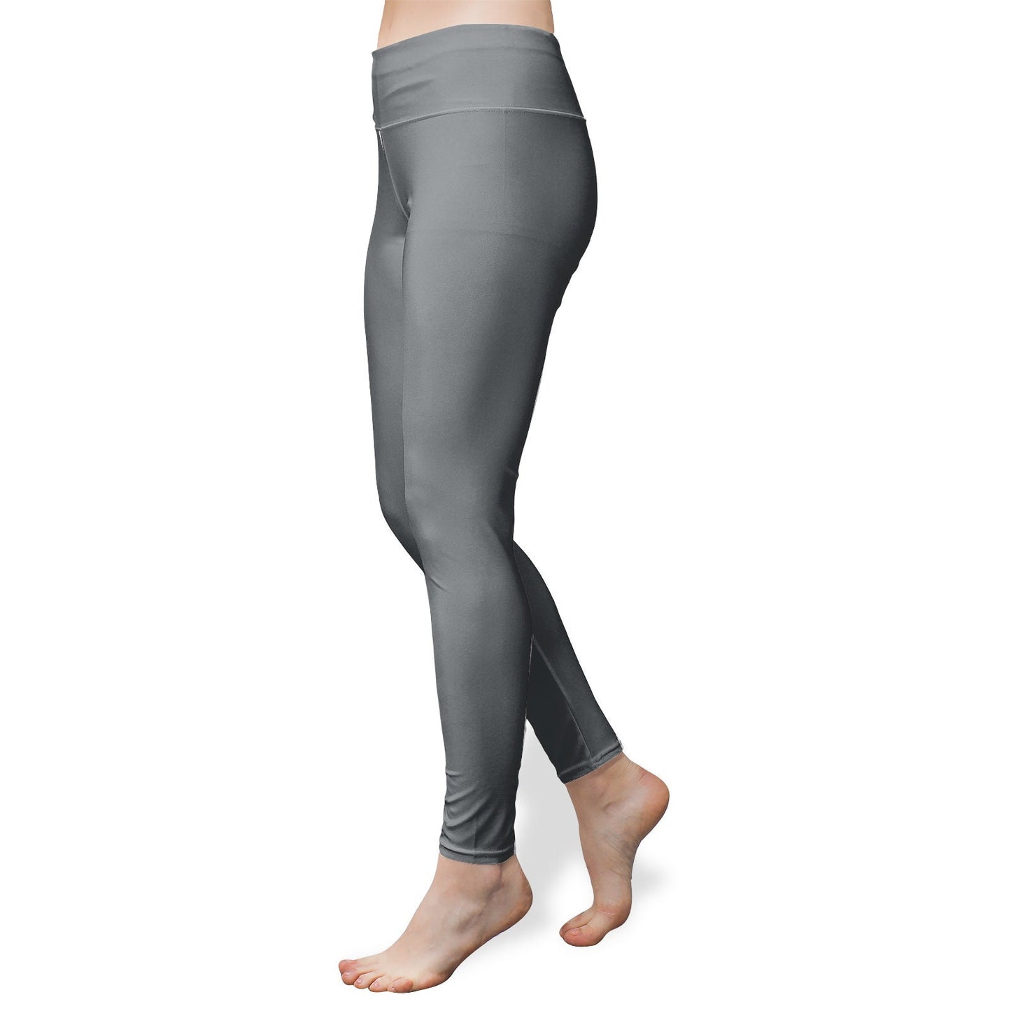 High Waist Leggings Gray Leggings