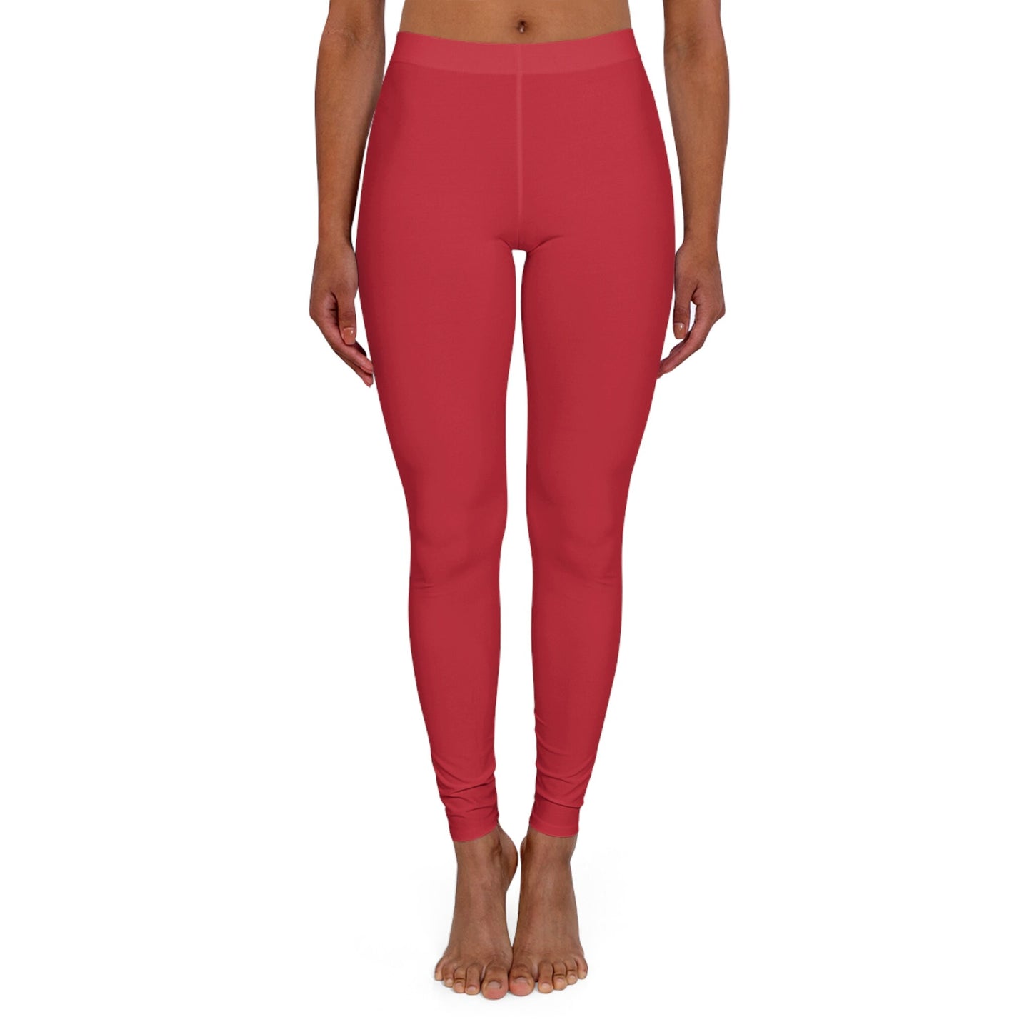 Women's Red Spandex Leggings