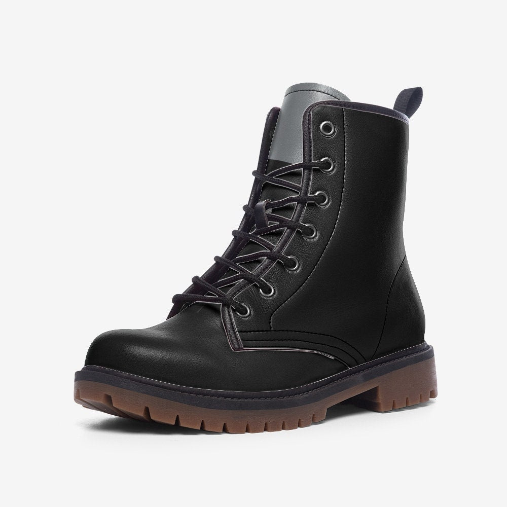Black boots  Casual Leather Lightweight black boots