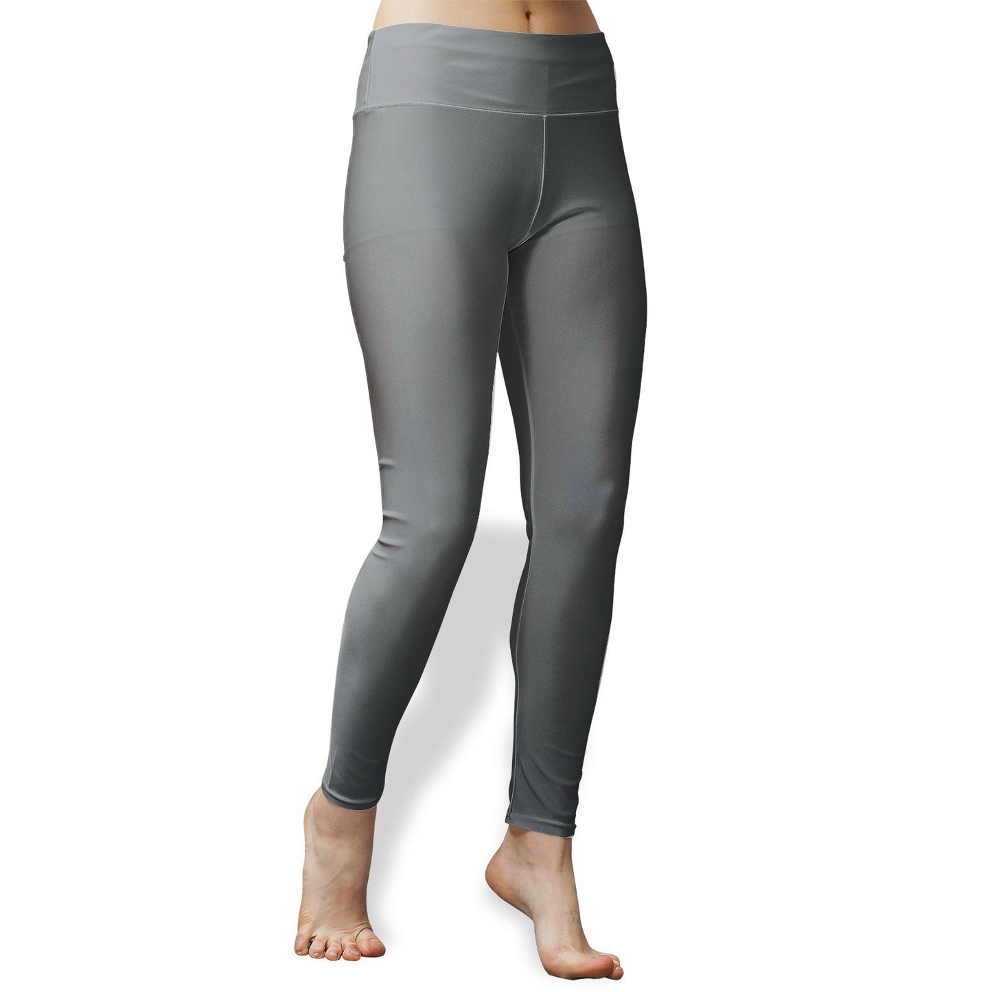 High Waist Leggings Gray Leggings