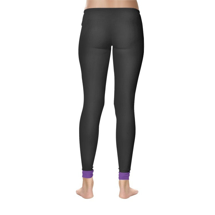 Black Leggings Women's Temp Control Cotton Leggings