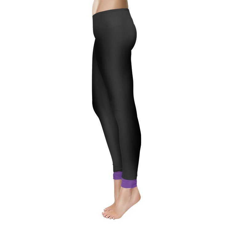 Black Leggings Women's Temp Control Cotton Leggings