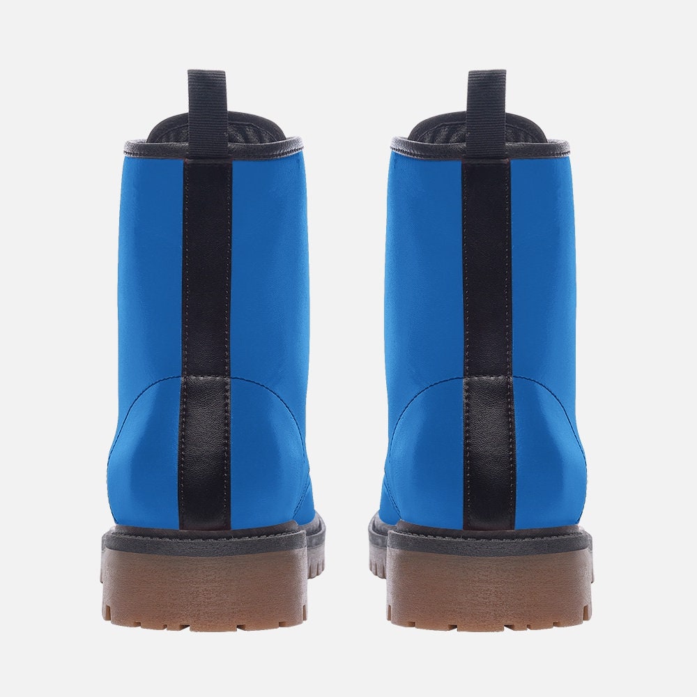 Womens Blue Boots Casual Leather Lightweight boots MT