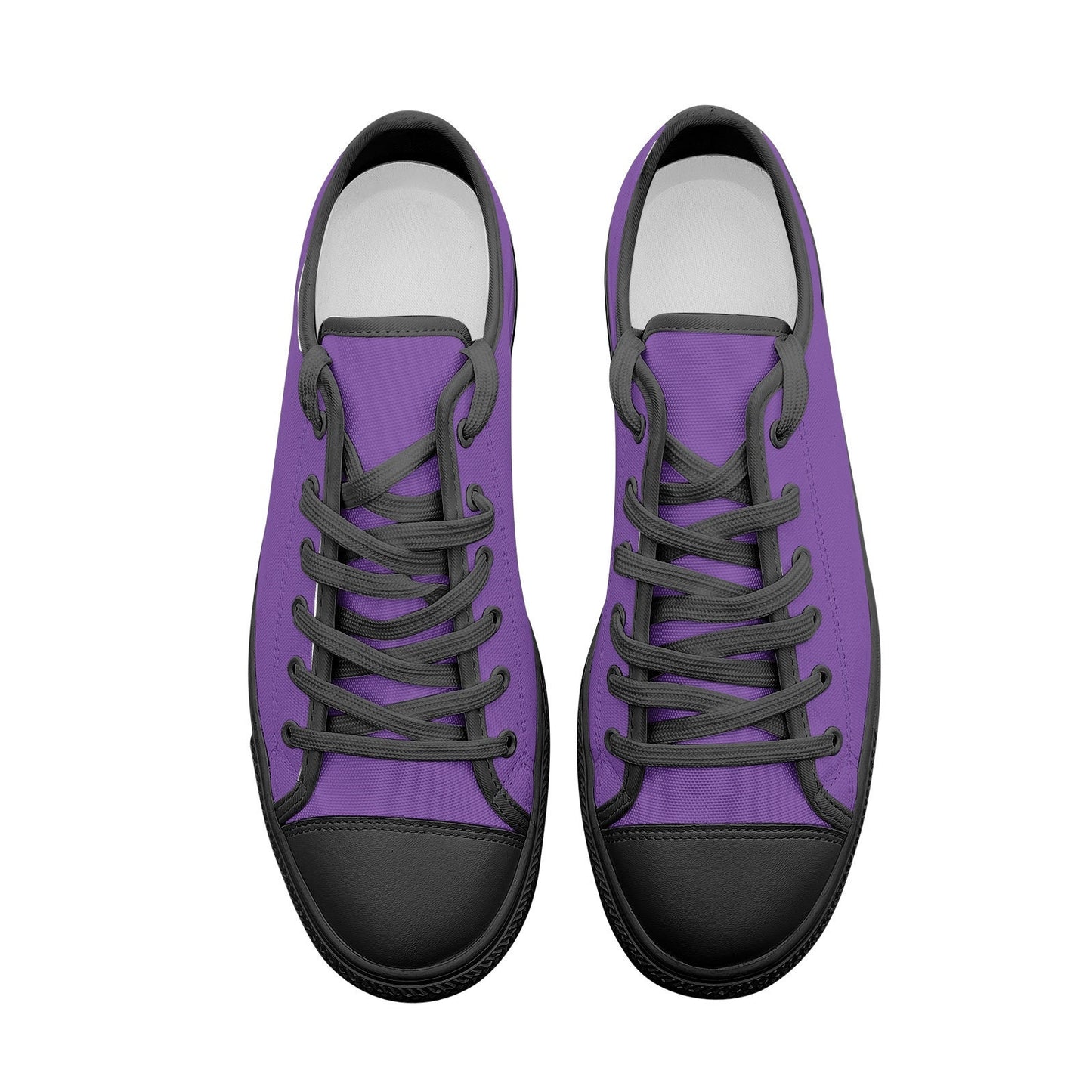 Purple Sneakers Unisex Low Top Canvas Shoes