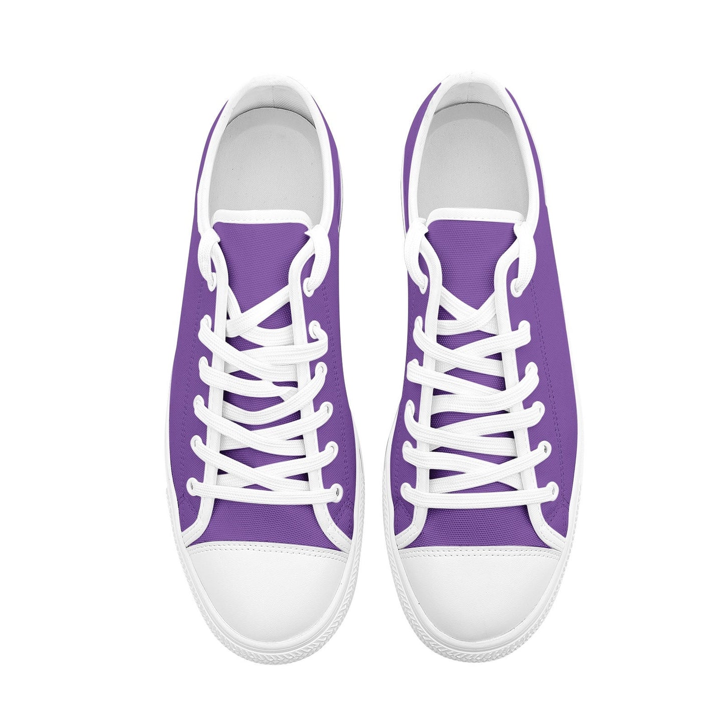 Purple Sneakers Unisex Low Top Canvas Shoes