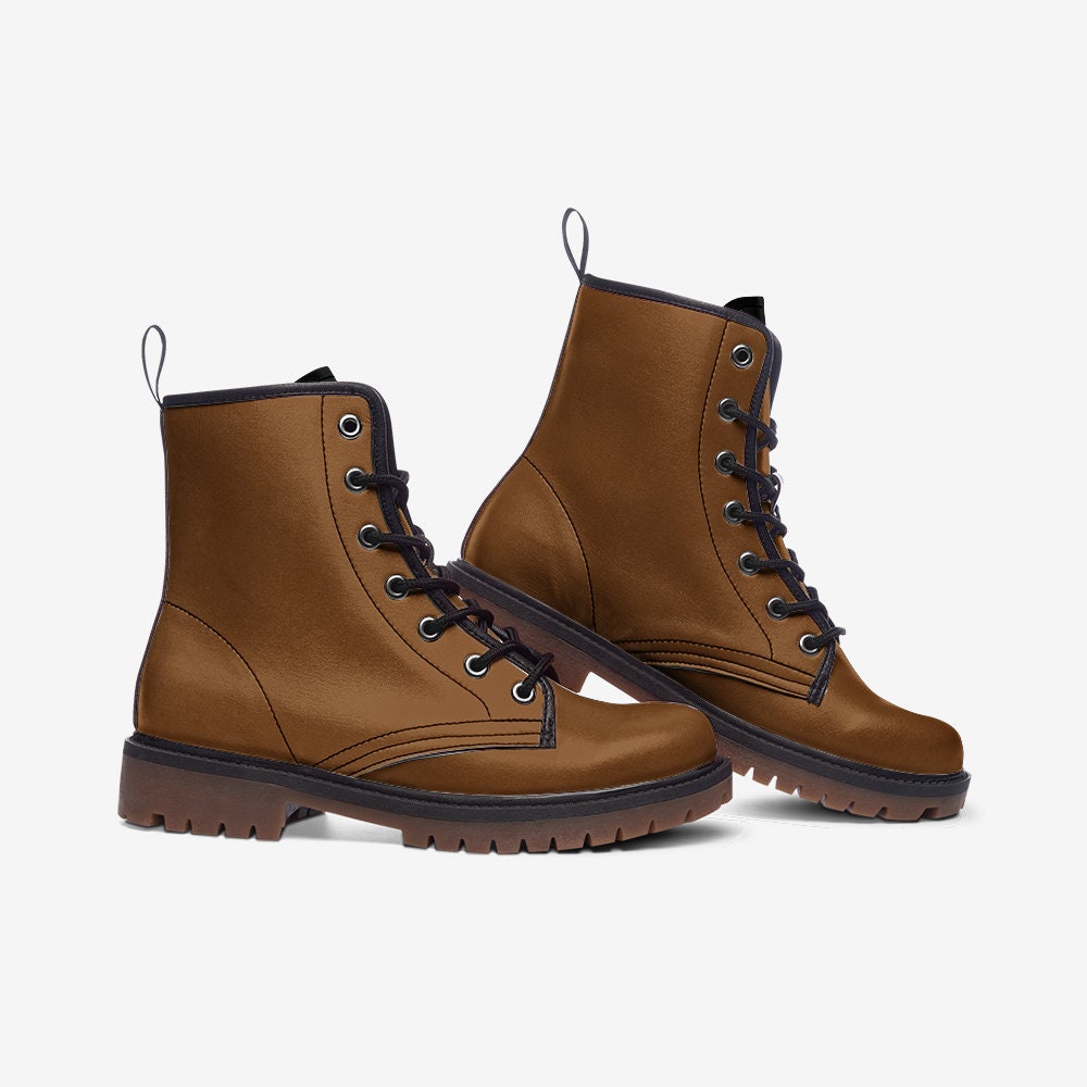 Brown Casual Leather Lightweight brown boots