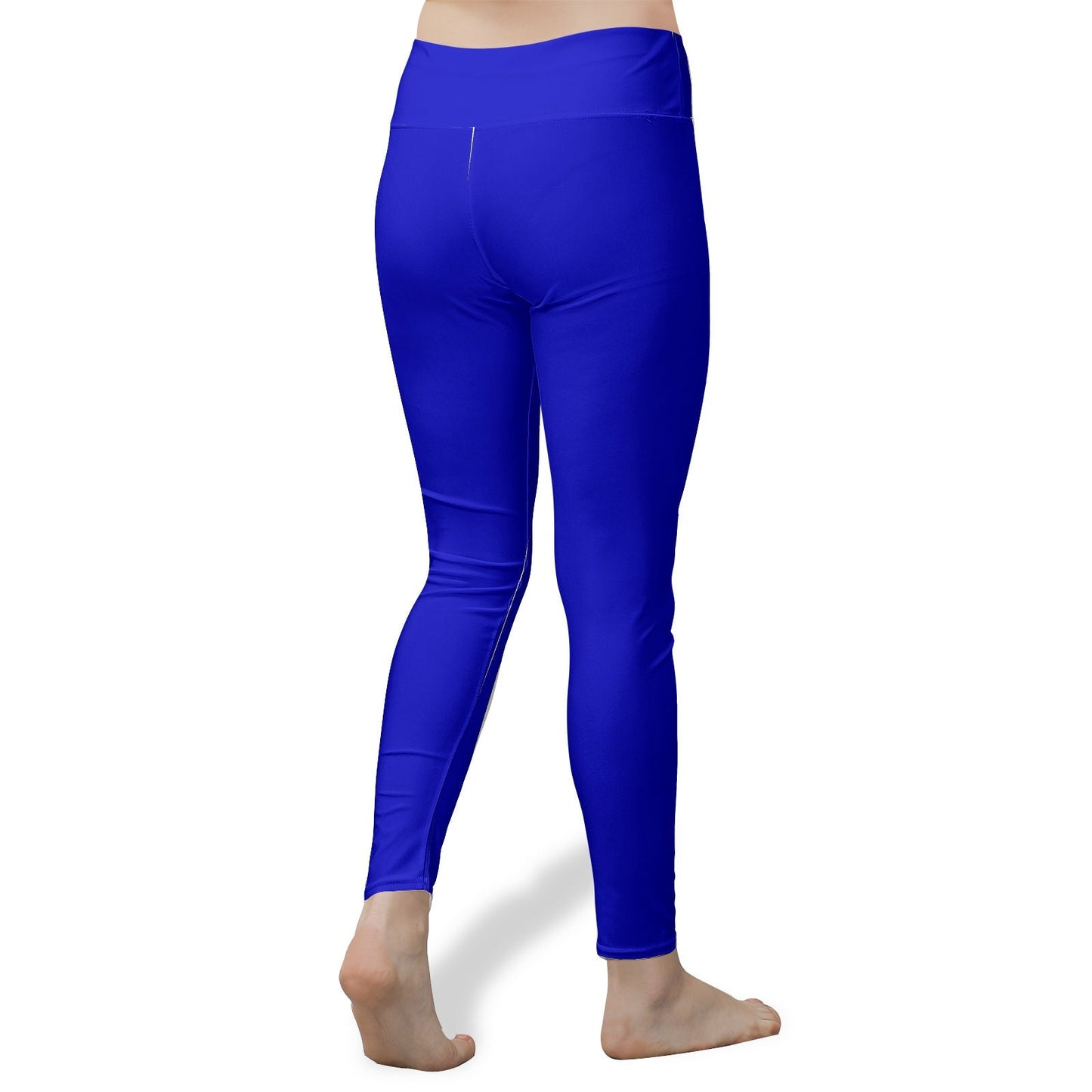 Women's Blue Leggings Women's High Waist Yoga Leggings