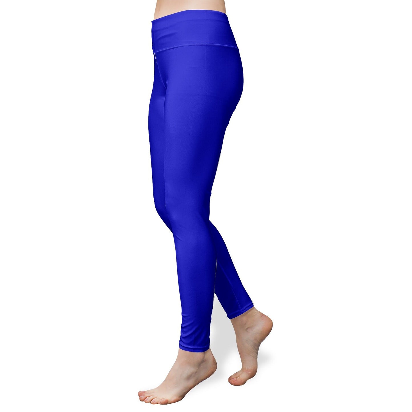 Women's Blue Leggings Women's High Waist Yoga Leggings
