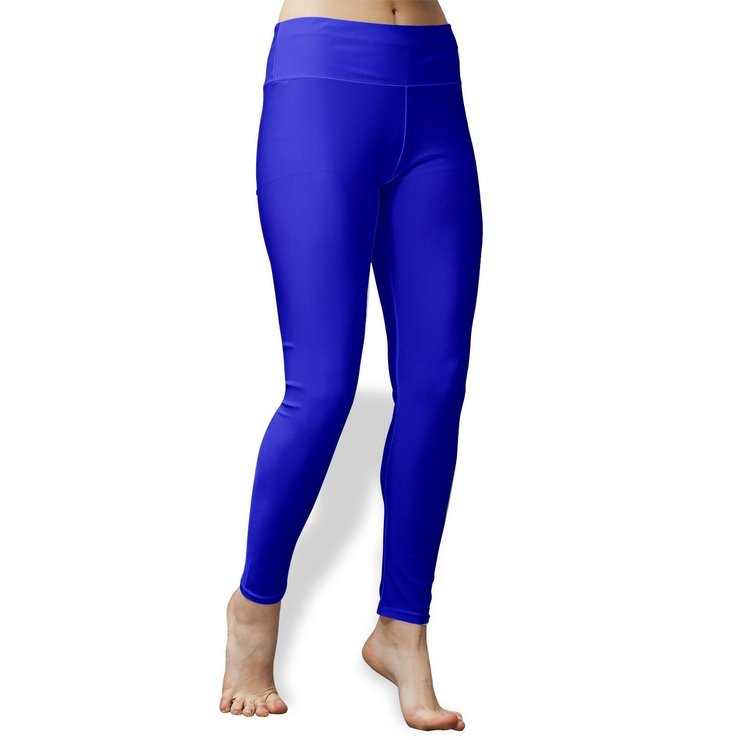 Women's Blue Leggings Women's High Waist Yoga Leggings