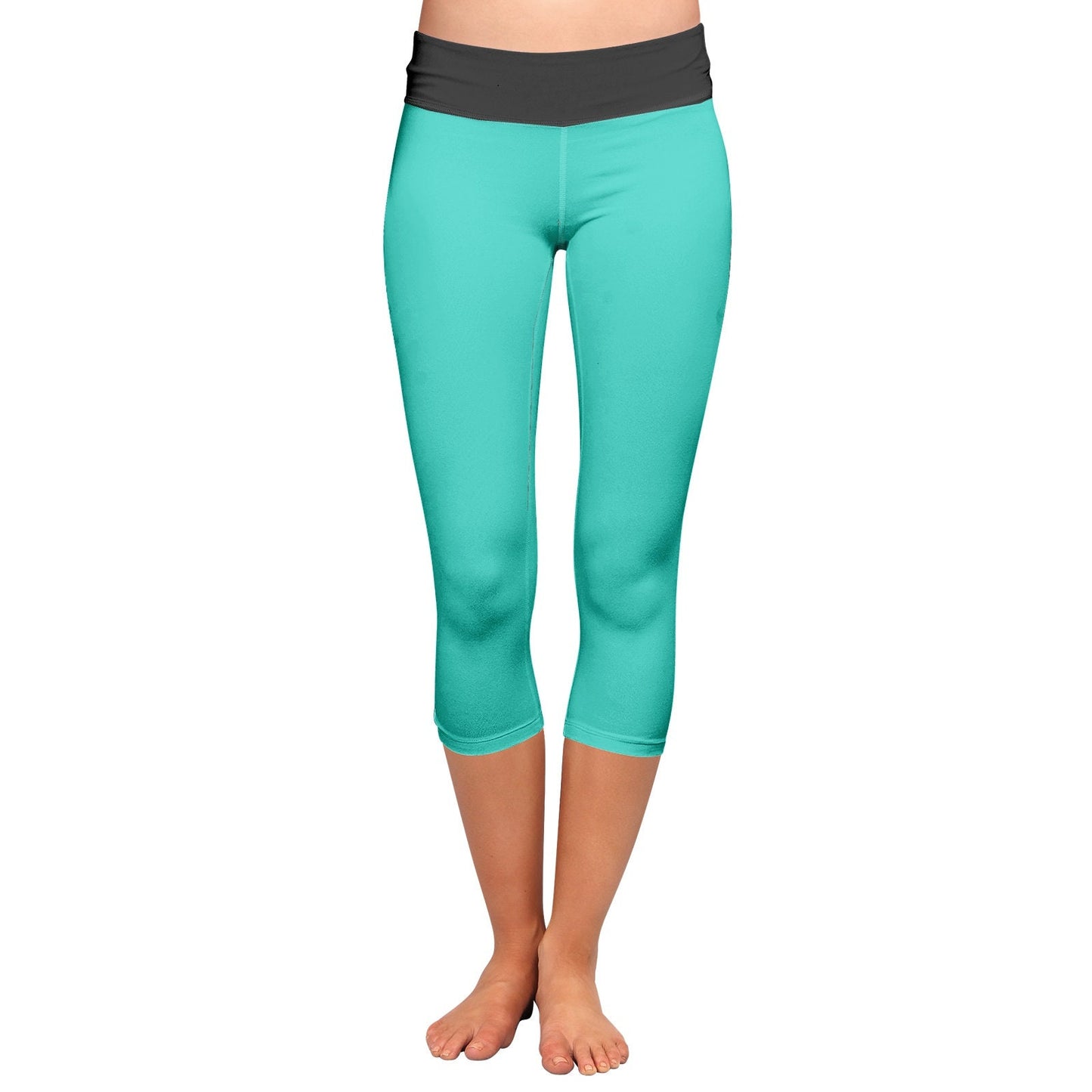 Teal Leggings Women's Teal Capri Leggings