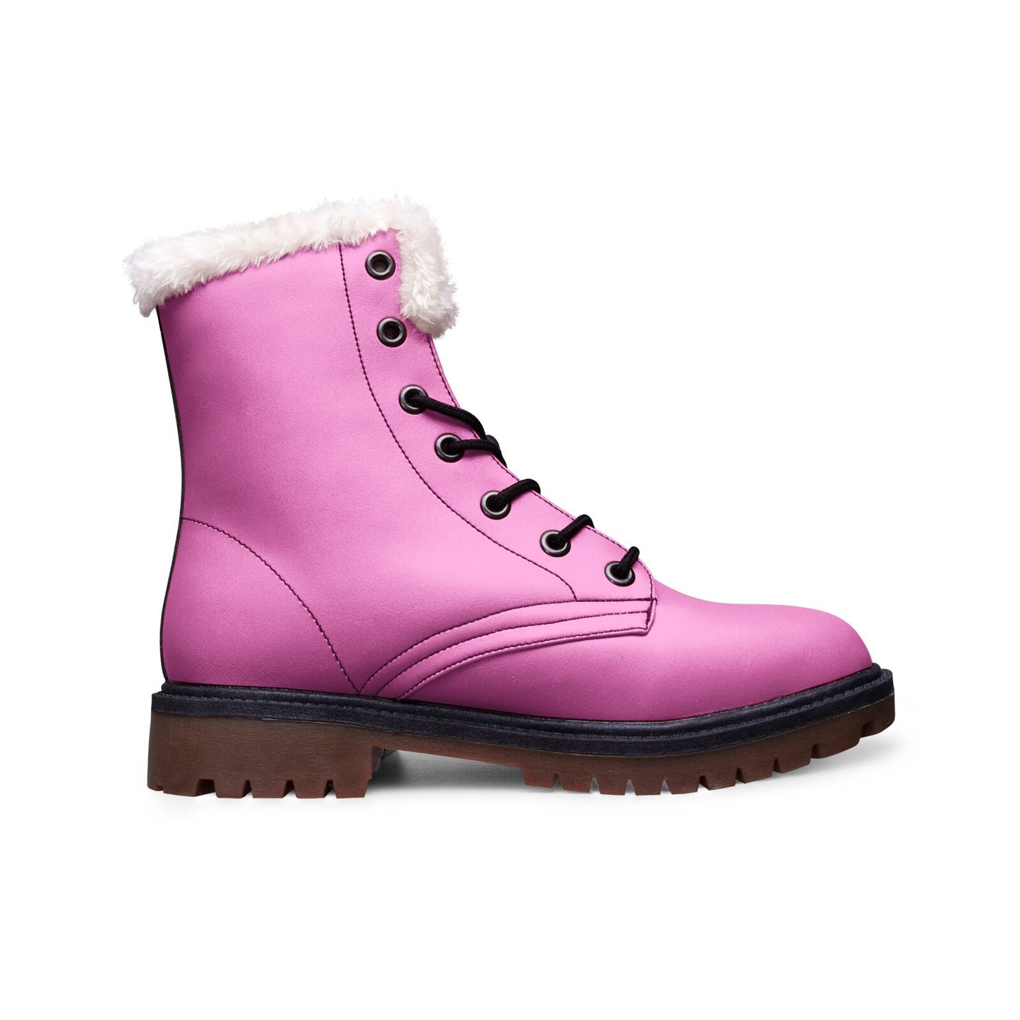 Unisex Lace Up Winter Boots Fashion Comfort Pink Chukka Boots