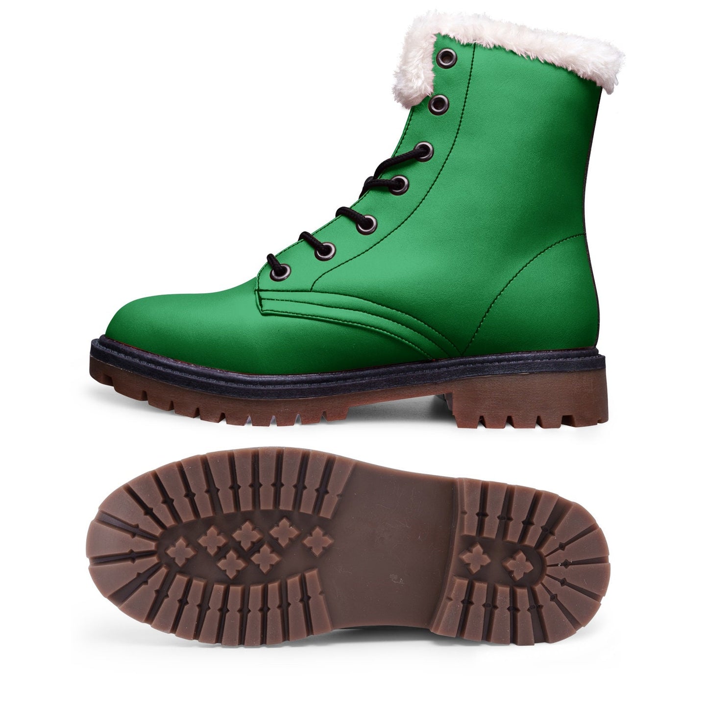 Unisex Lace Up Winter Boots Fashion Comfort Green Chukka Boots