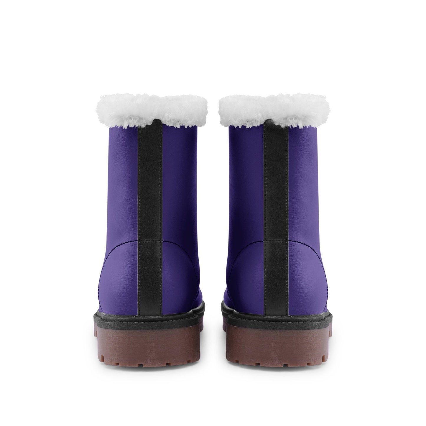 Unisex Lace Up Winter Boots Fashion Comfort Purple Chukka Boots