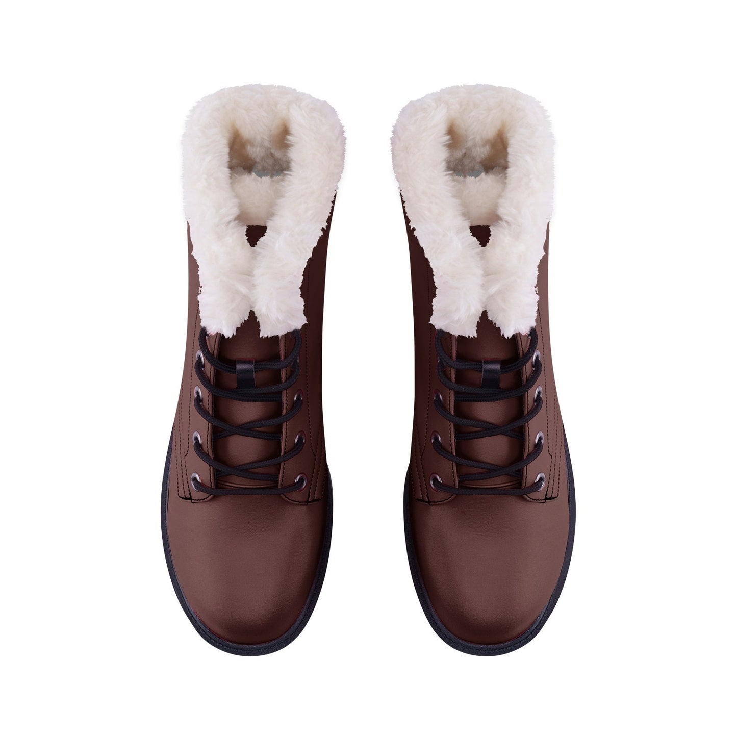 Unisex Lace Up Winter Boots Fashion Comfort Burgundy Chukka Boots