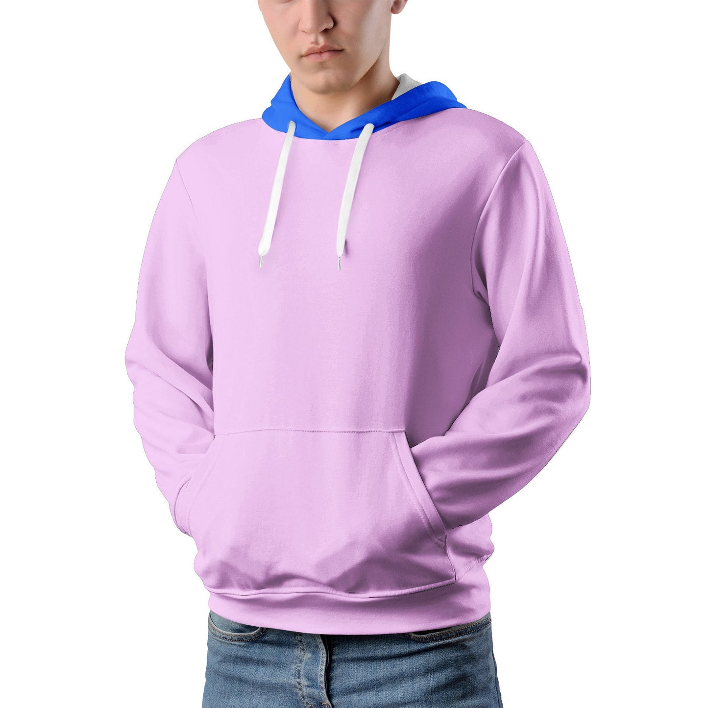 Men's Pullover Pink Hoodies