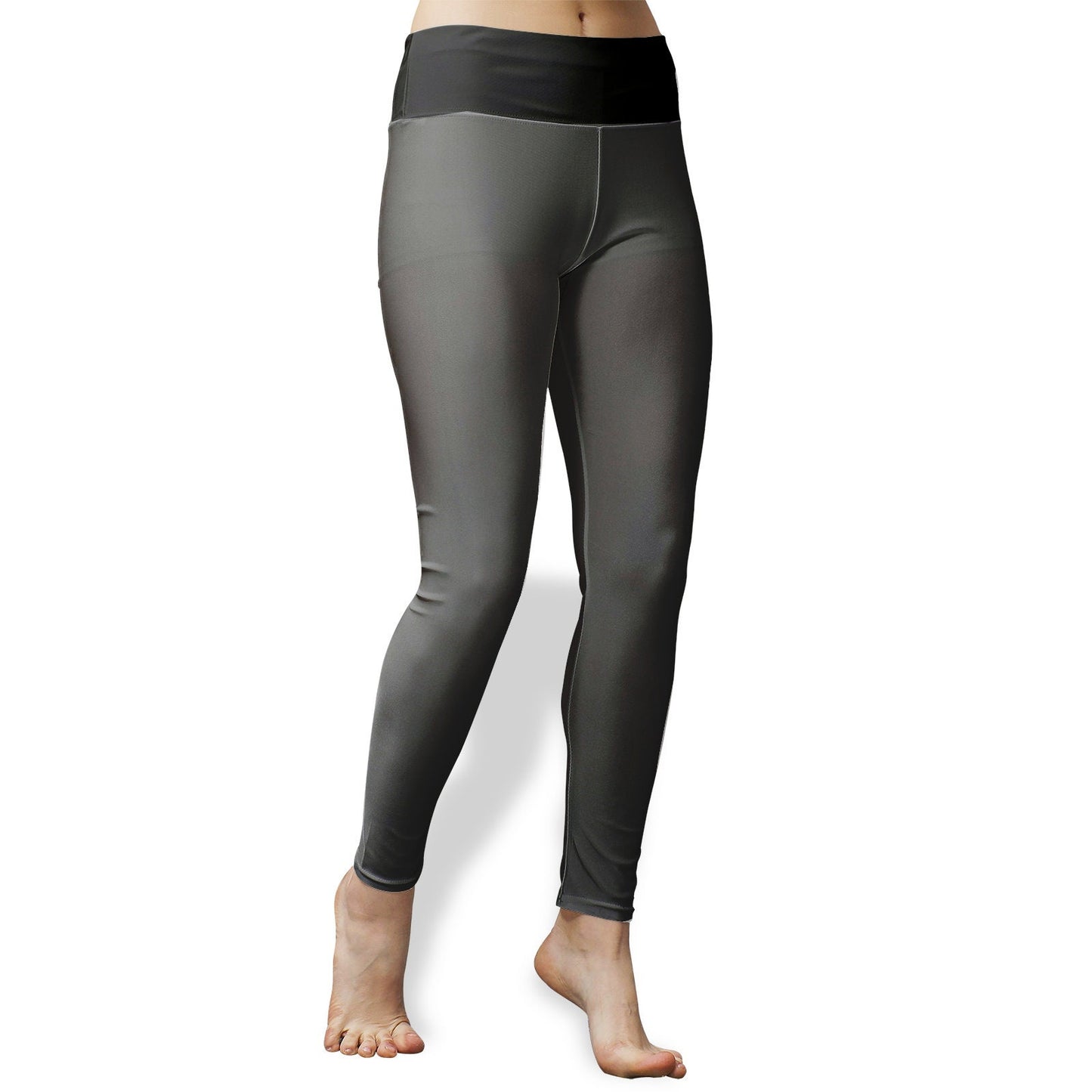 Women's High Waist Gray Yoga Leggings