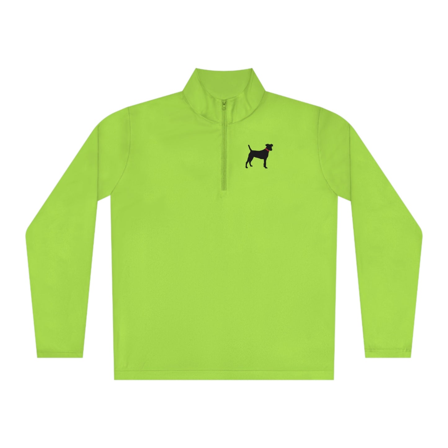 Unisex Quarter-Zip Black Dog Pullovers