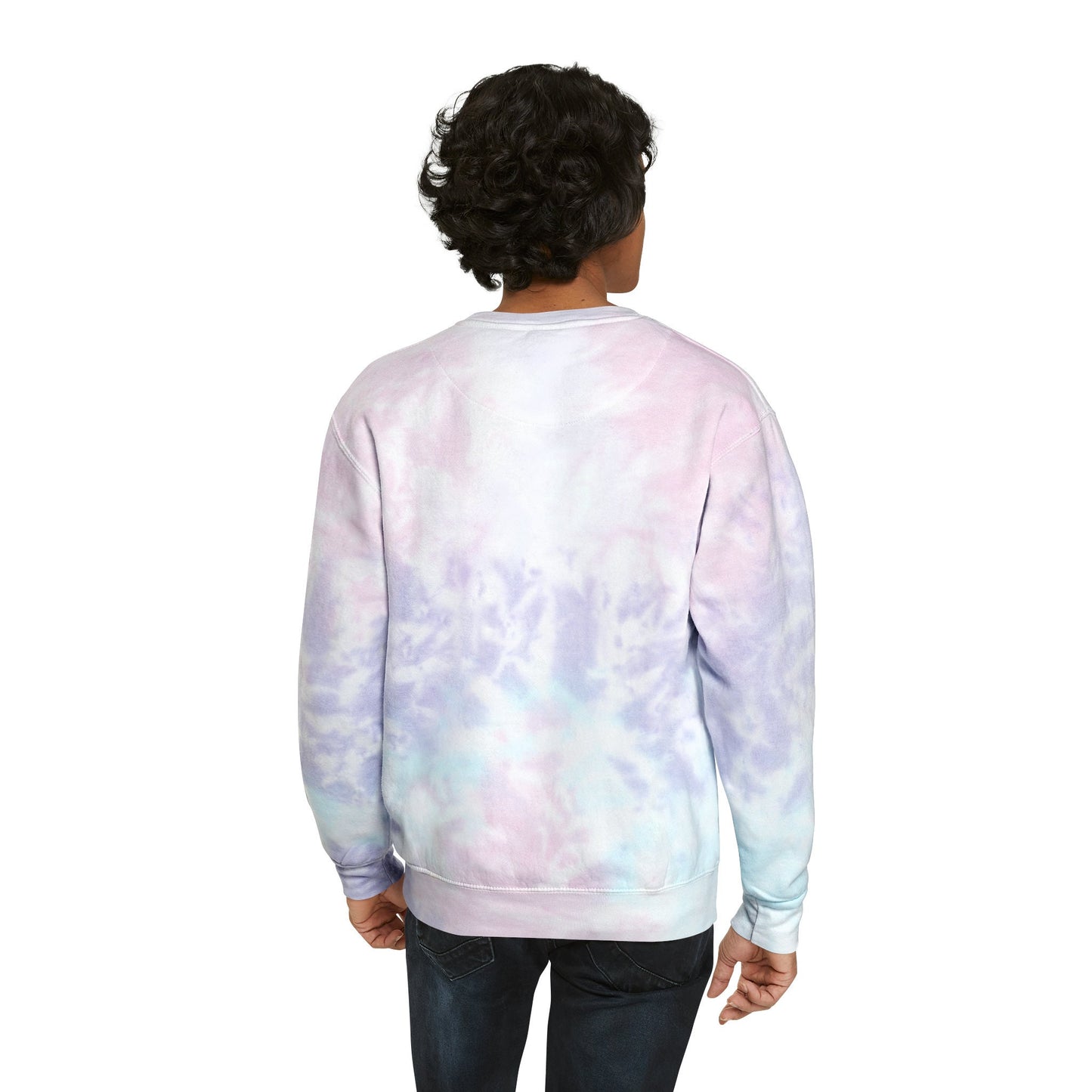 Unisex  Black Dog Tie-Dye Sweatshirts