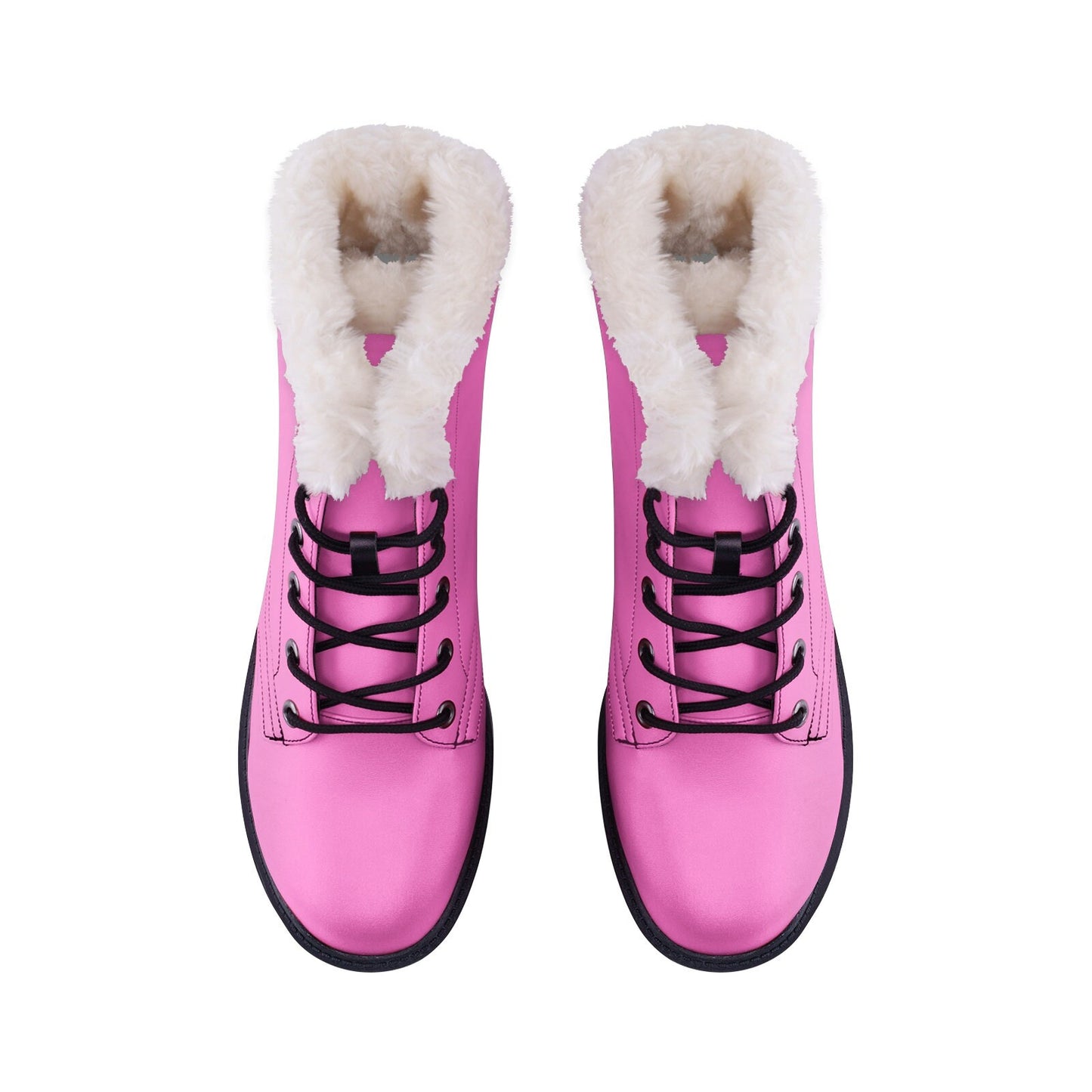 Unisex Lace Up Winter Boots Fashion Comfort Pink Chukka Boots