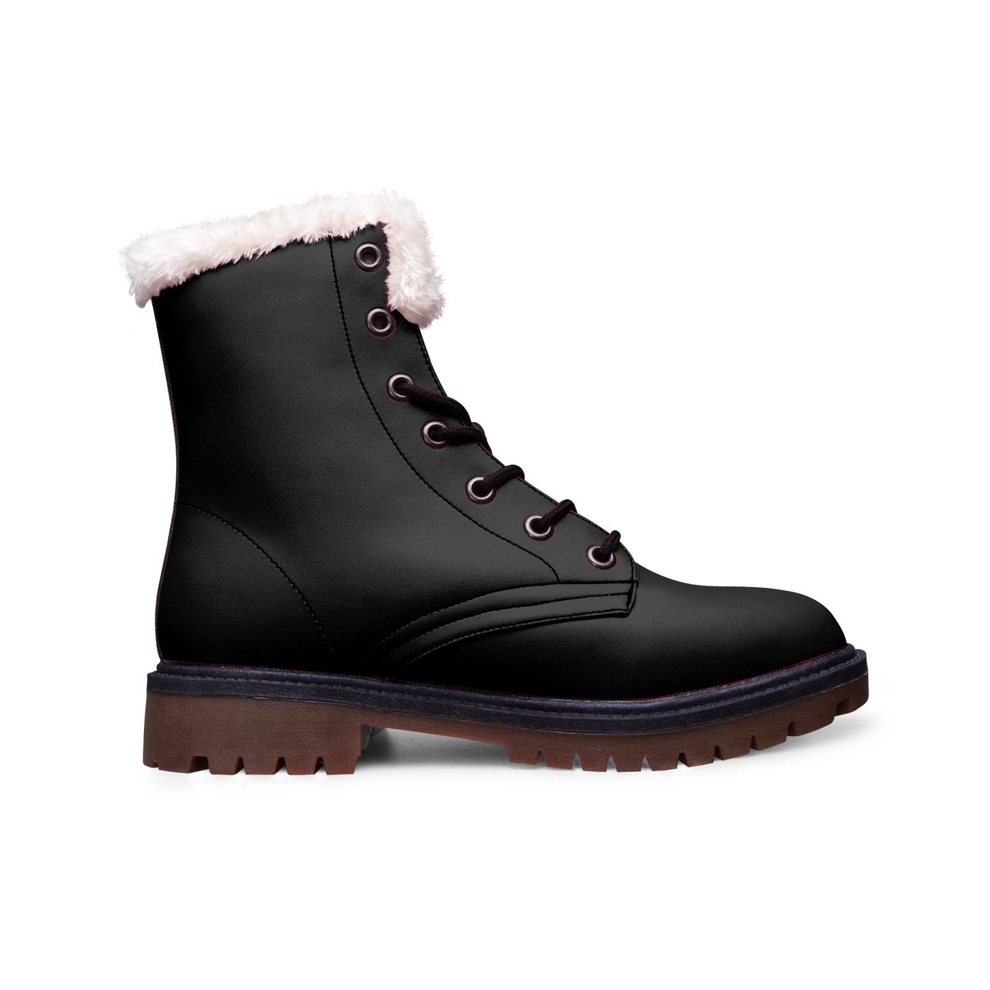 Unisex Lace Up Winter Boots Fashion Comfort Black Chukka Boots