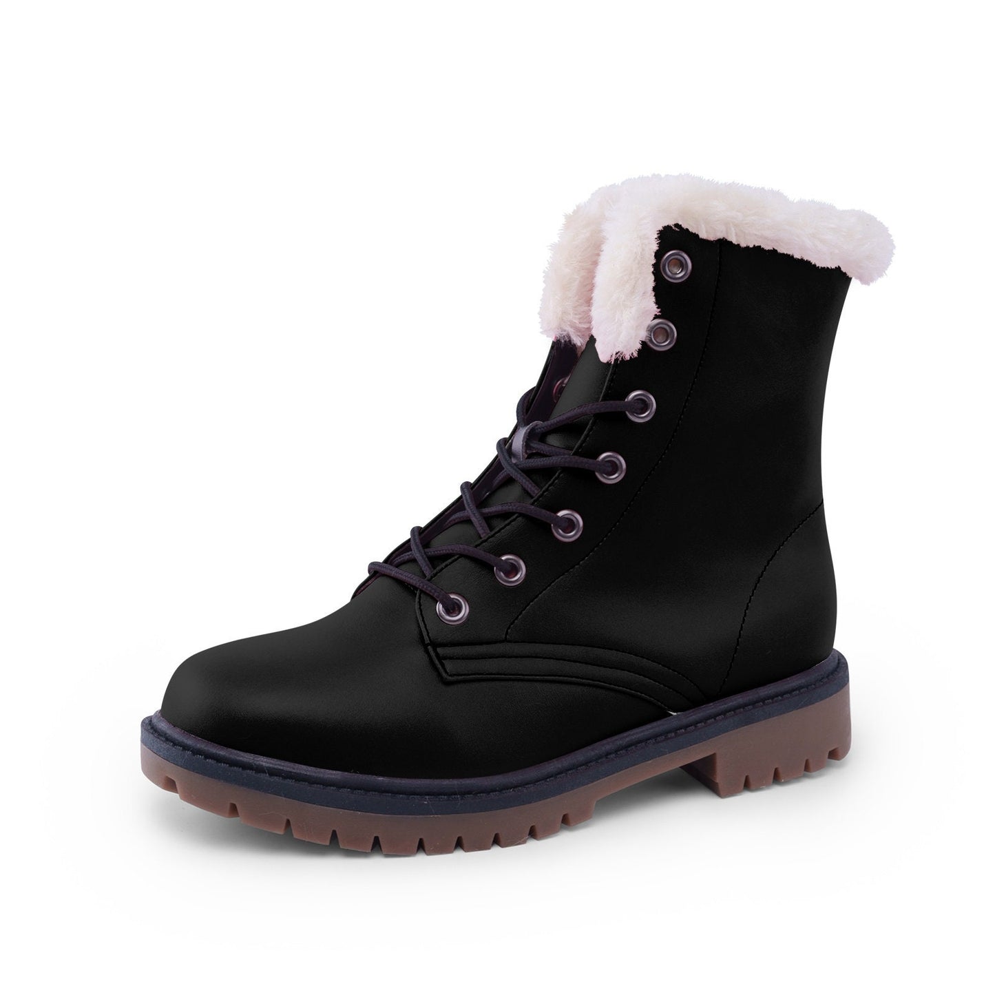 Unisex Lace Up Winter Boots Fashion Comfort Black Chukka Boots