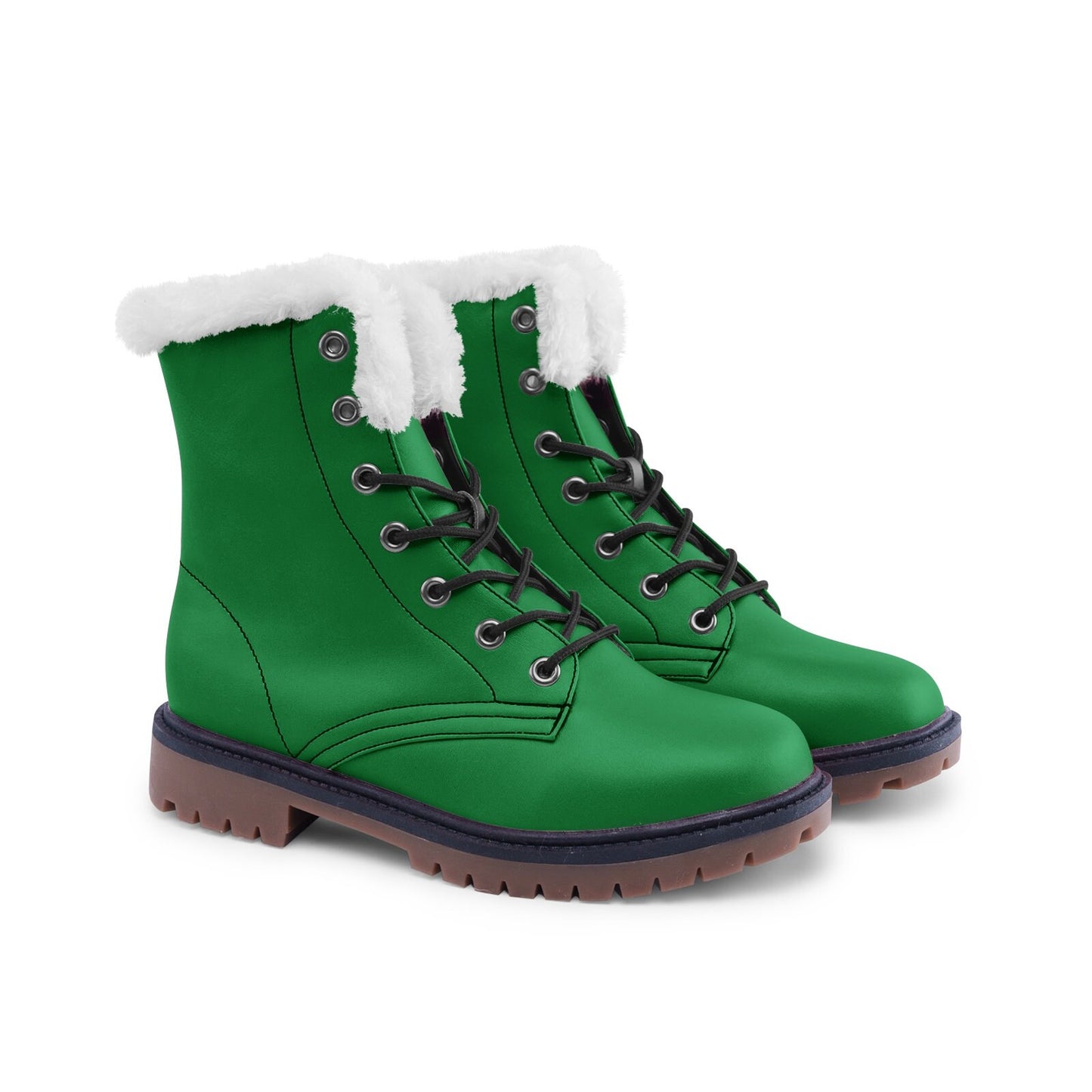 Unisex Lace Up Winter Boots Fashion Comfort Green Chukka Boots