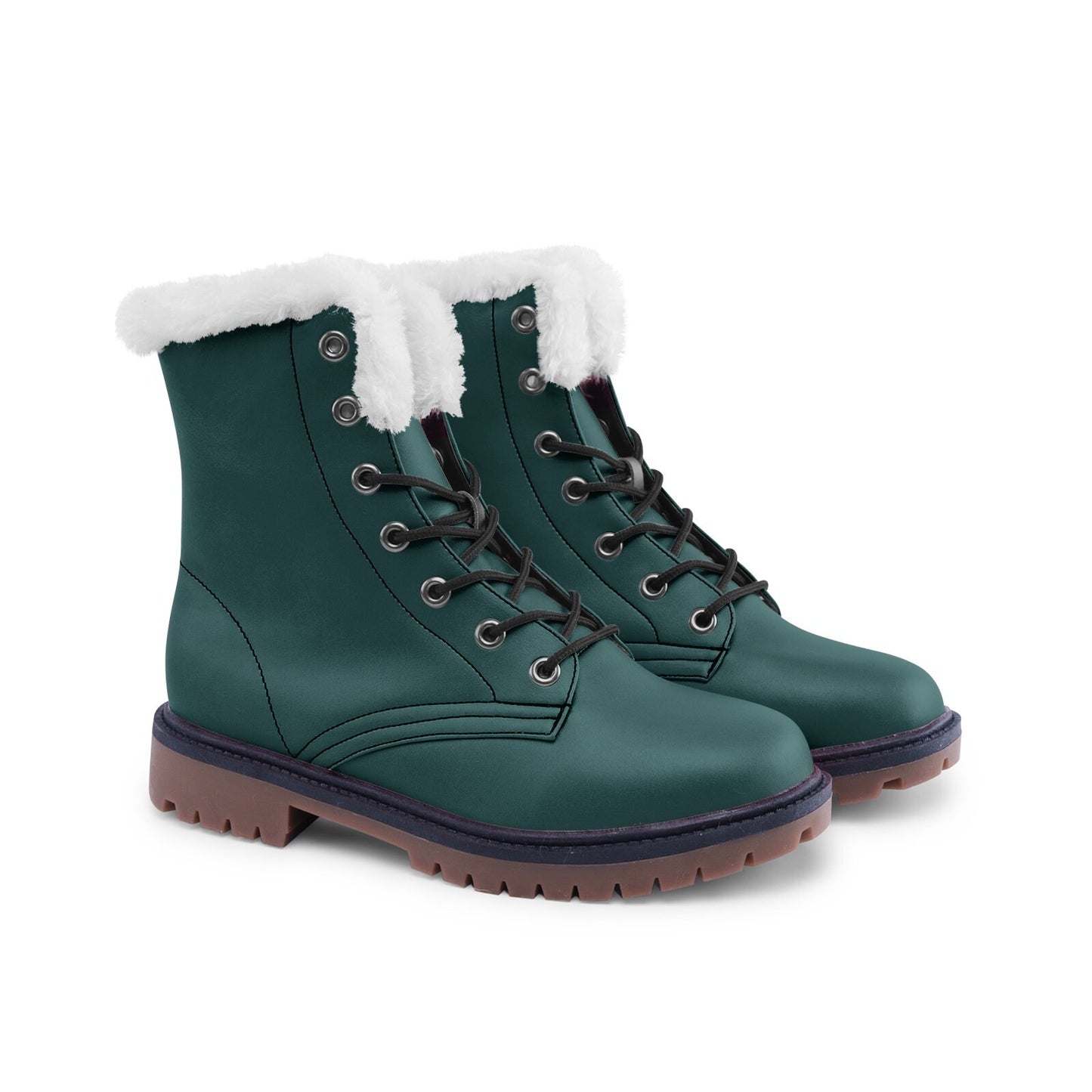 Green Boots Unisex Lace Up Winter Boots Fashion Comfort Chukka Boots