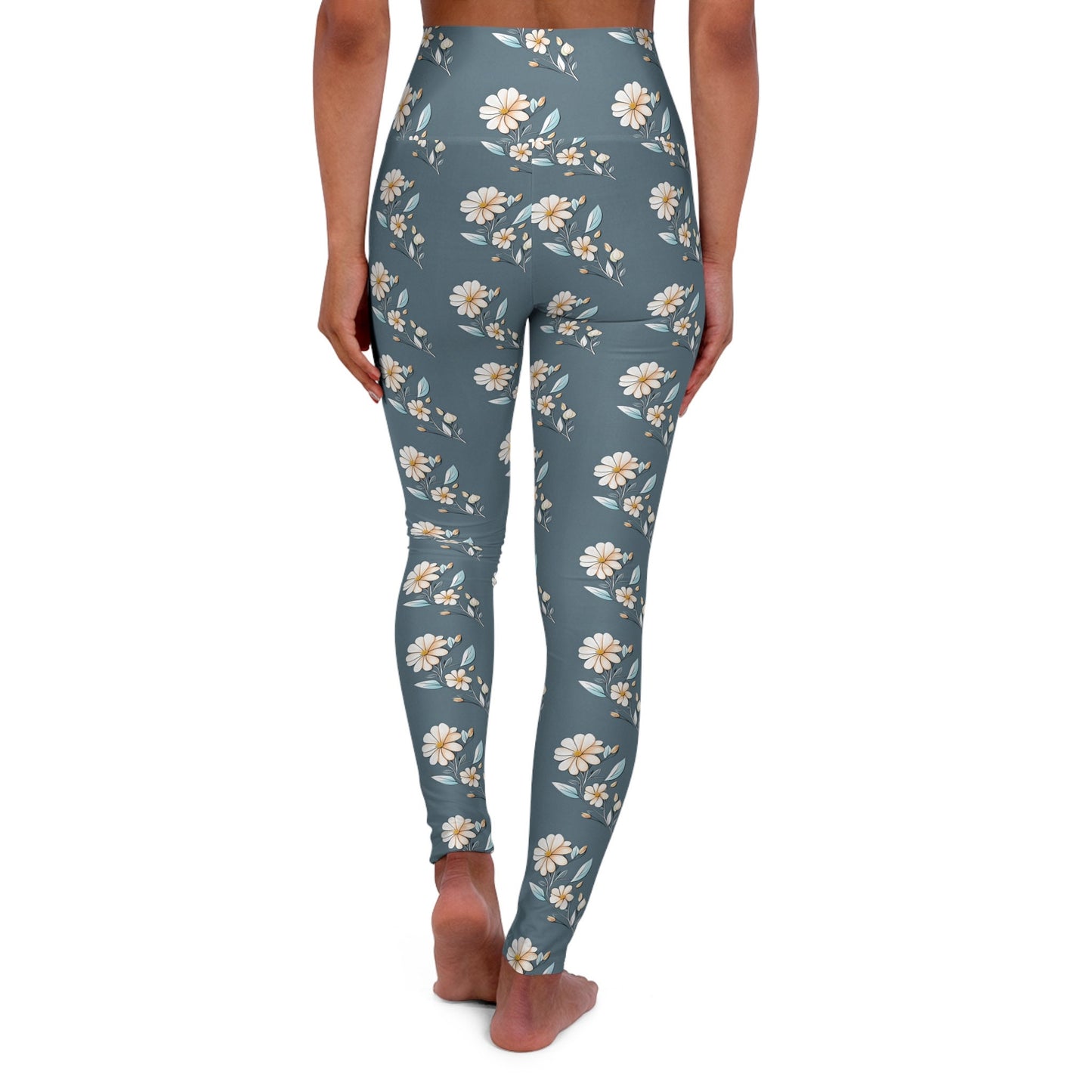 Floral Leggings High Waisted Yoga Floral Leggings