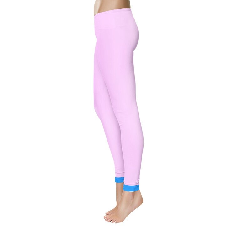 Pink Leggings Women's Temp Control Cotton Leggings