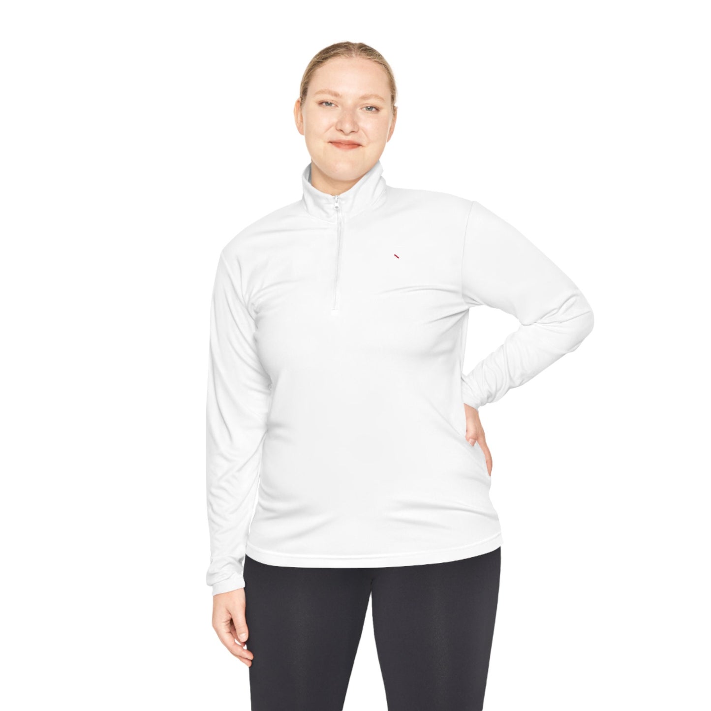 Unisex Quarter-Zip White Lab Pullovers