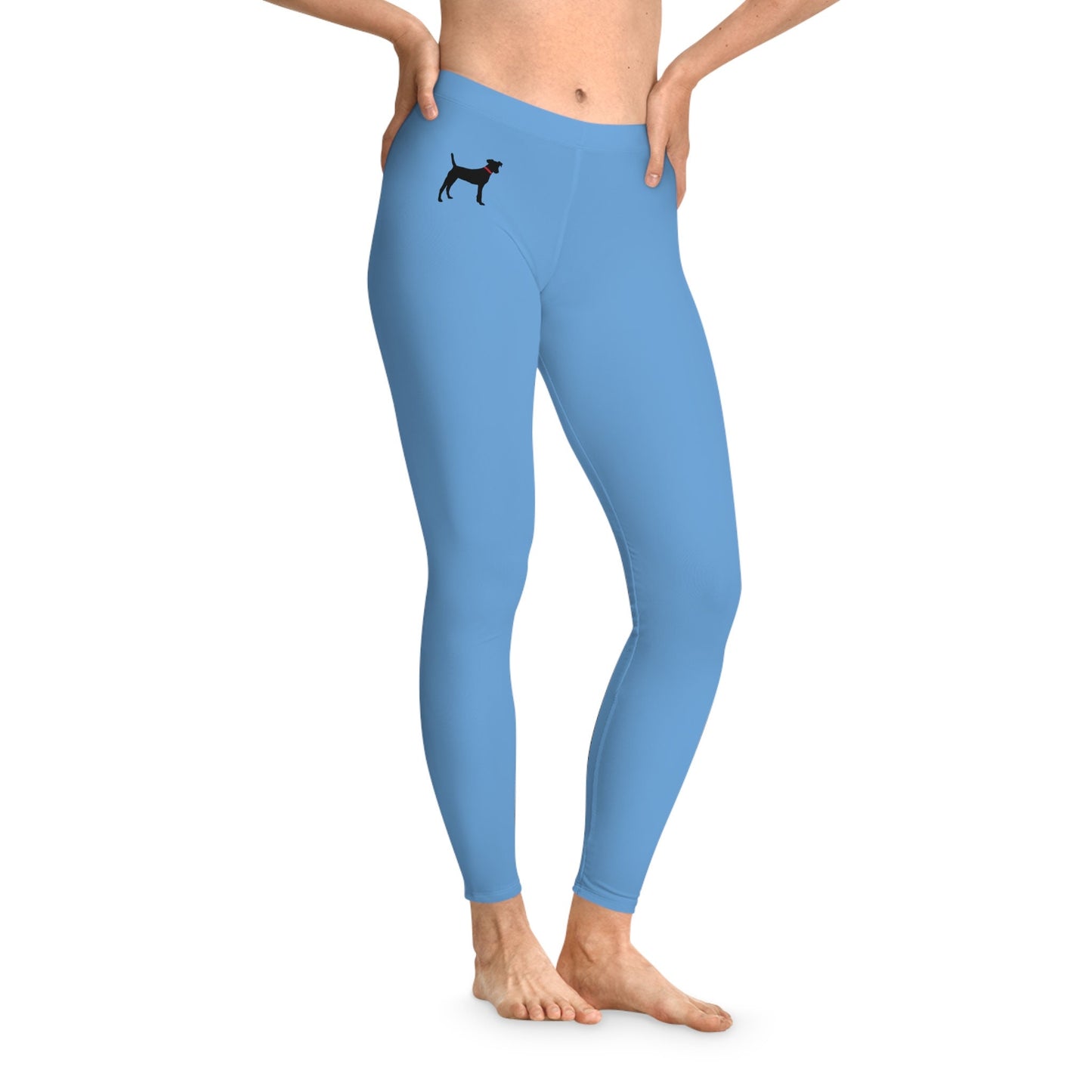 Black Dog Stretchy Leggings