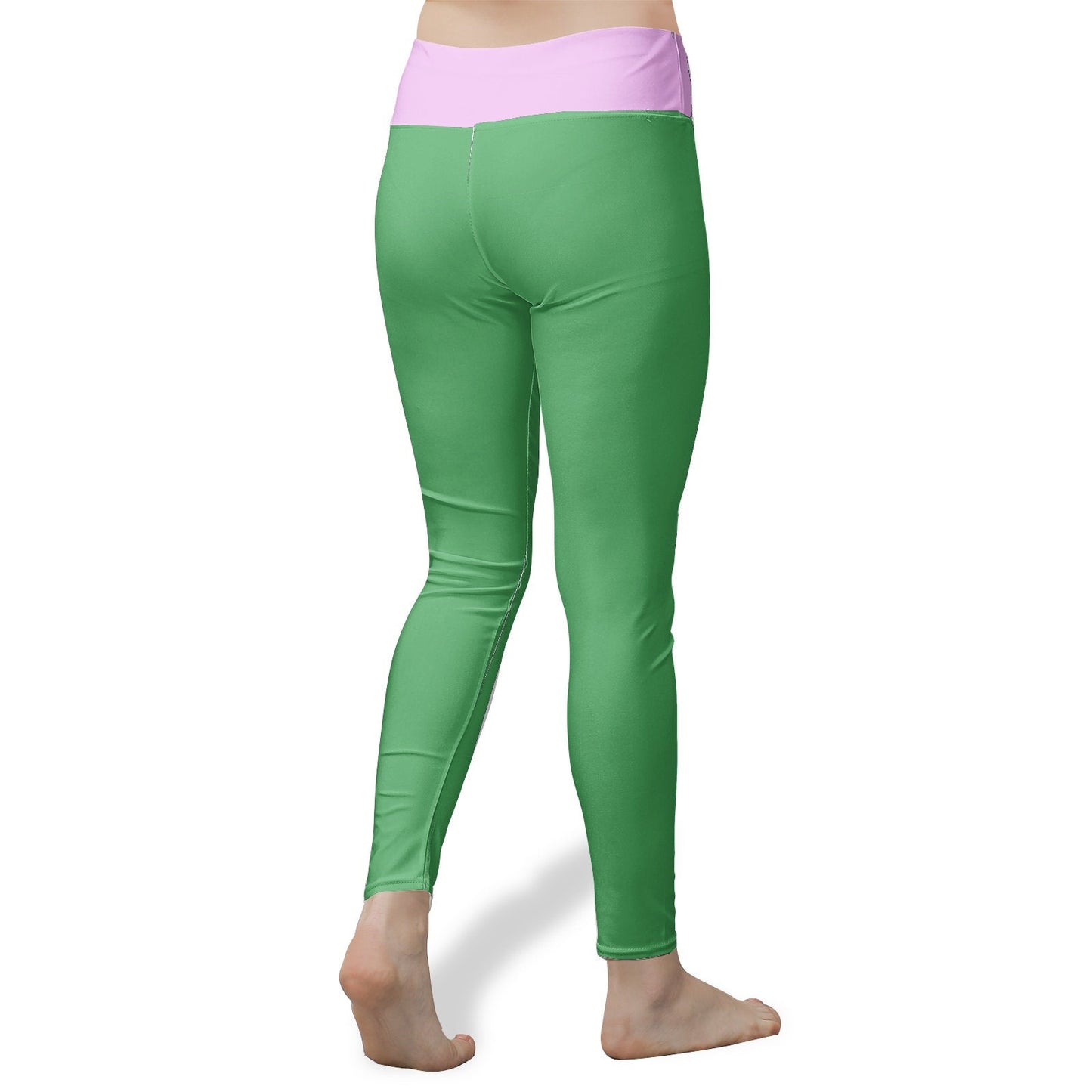 Green Leggings Women's High Waist Yoga Leggings