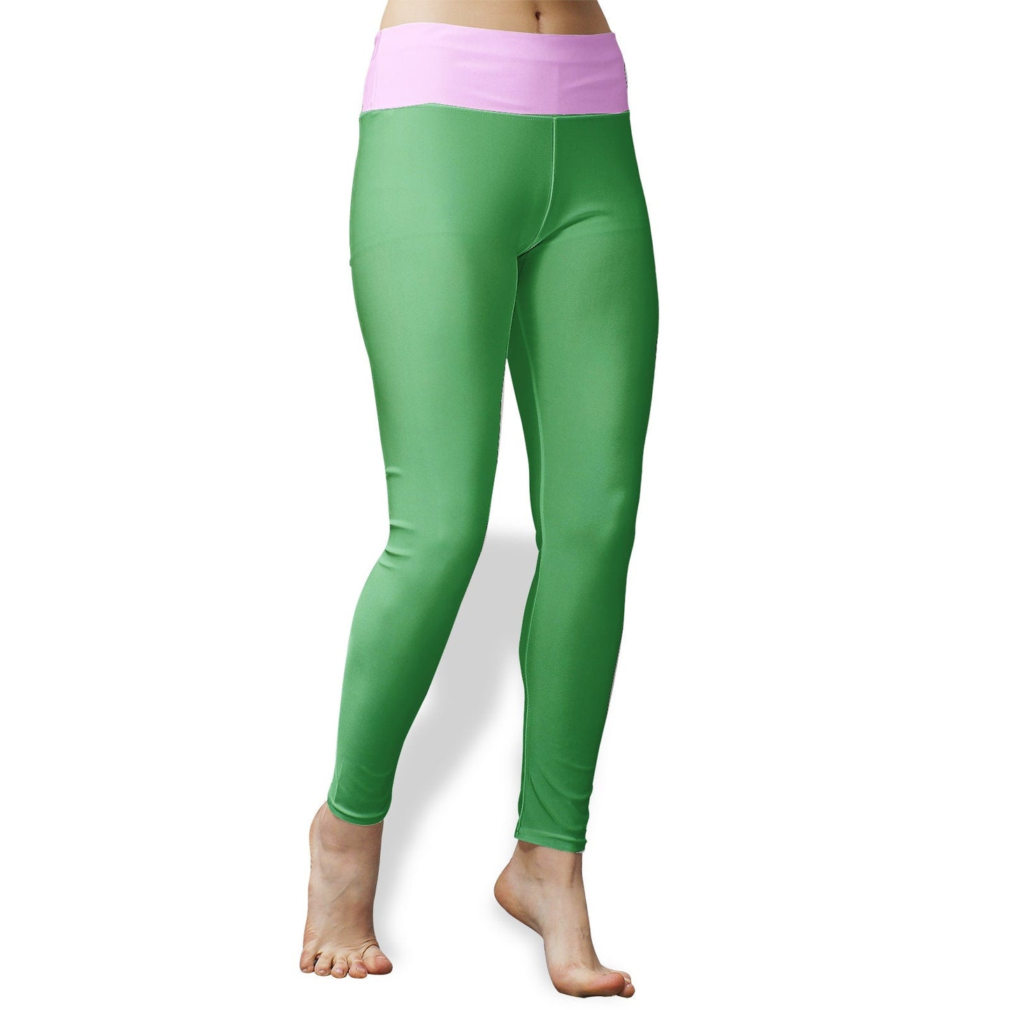 Green Leggings Women's High Waist Yoga Leggings
