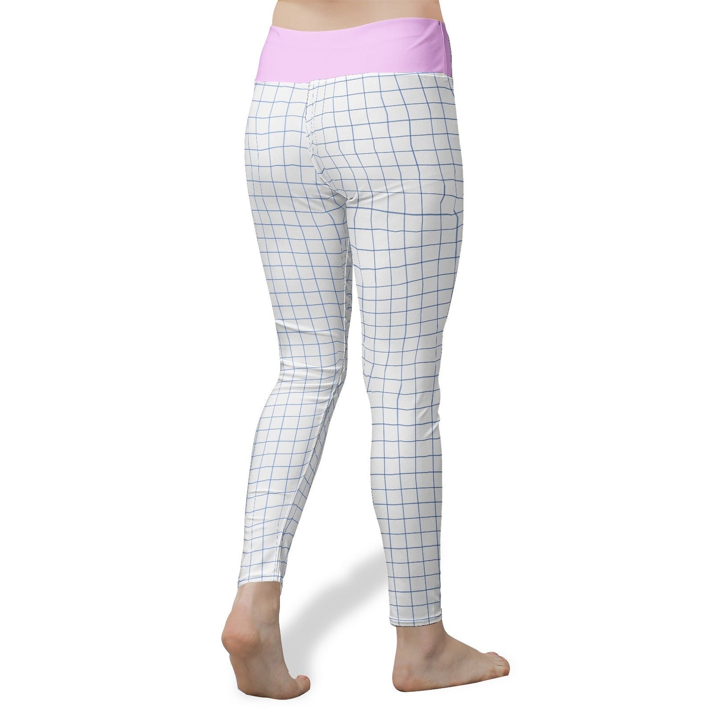 Women's High Waist Pink Yoga Leggings