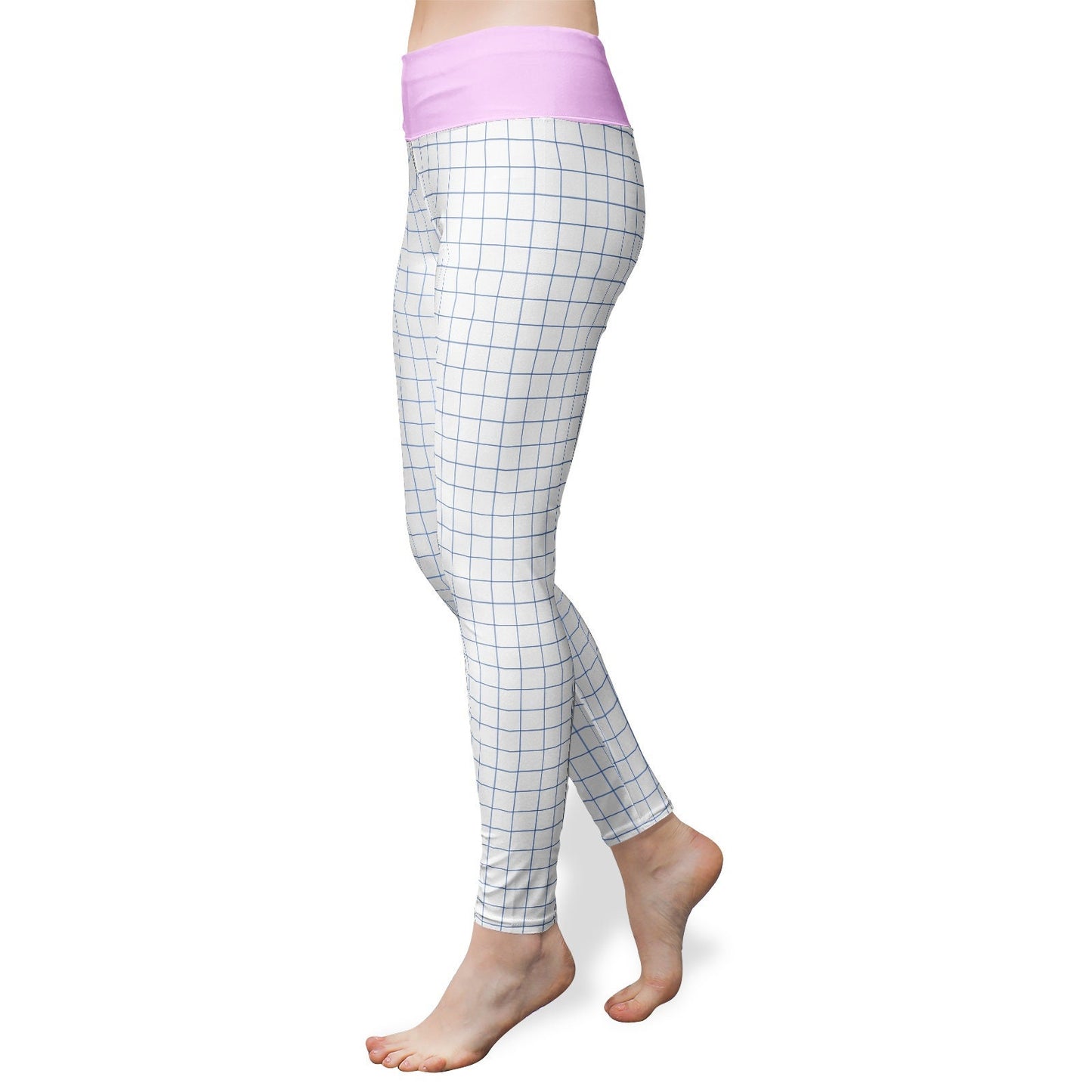 Women's High Waist Pink Yoga Leggings