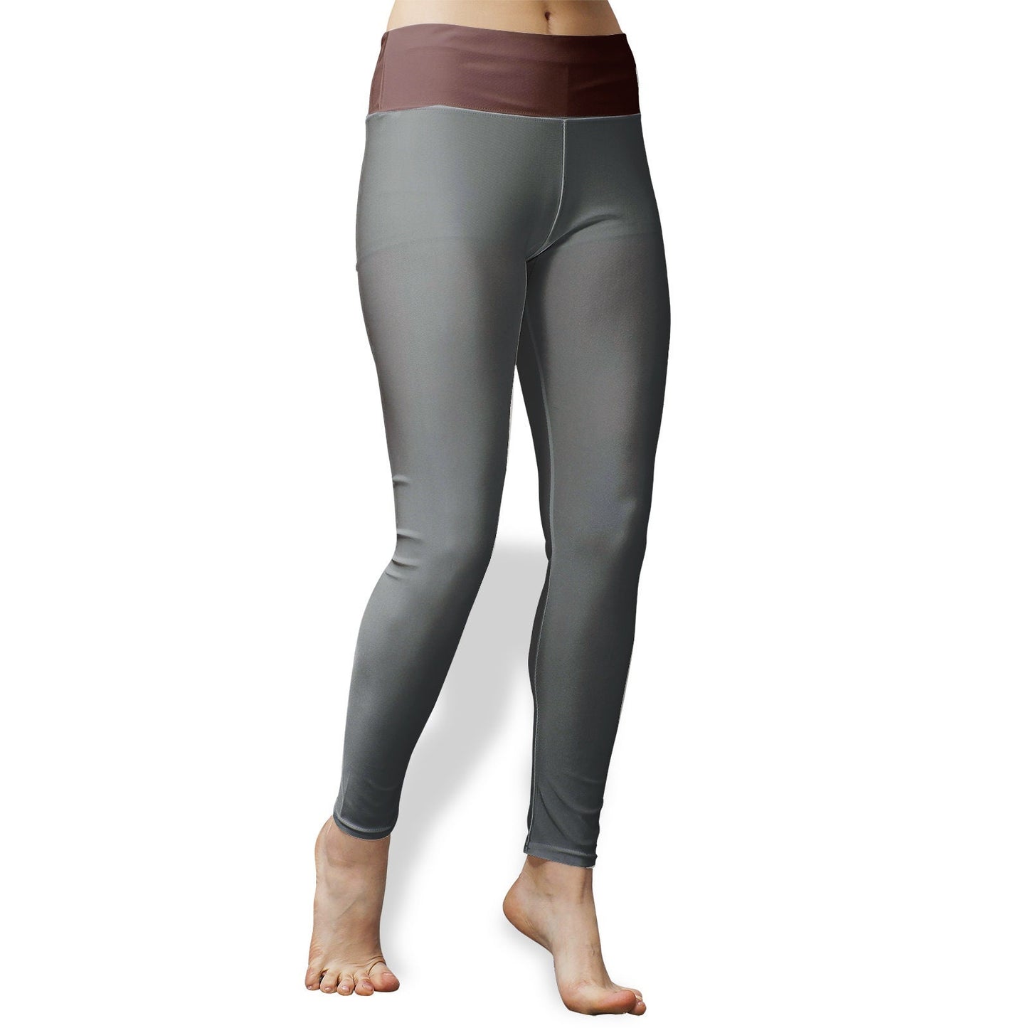 Women's High Waist Gray Yoga Leggings