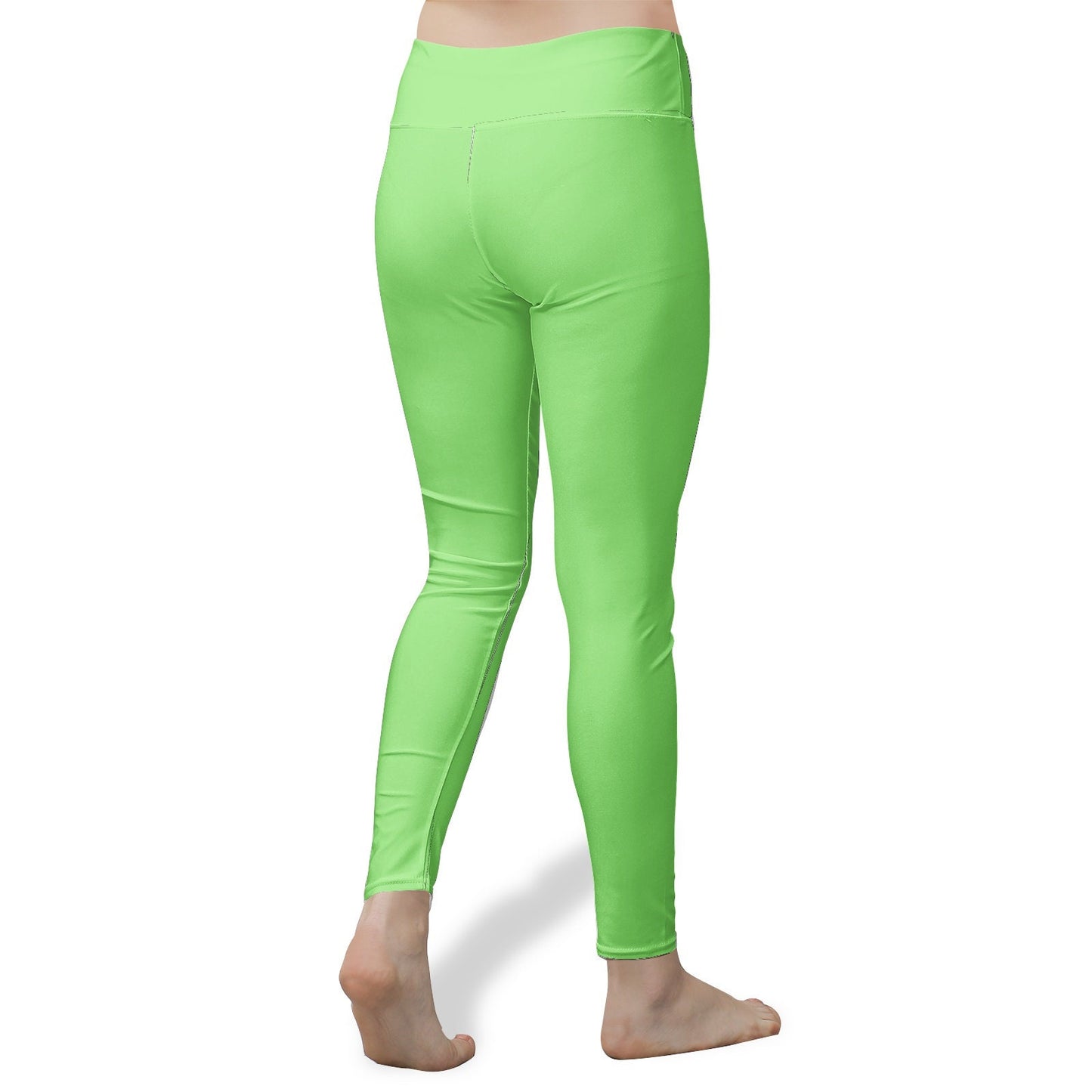 Women's High Waist Green Yoga Leggings
