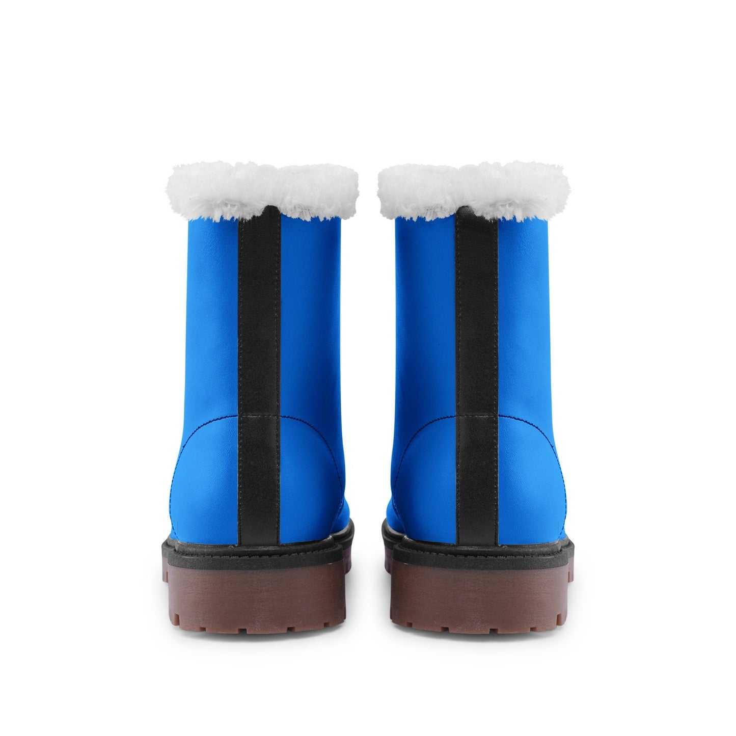 Unisex Lace Up Blue Winter Boots Fashion Comfort Chukka Boots