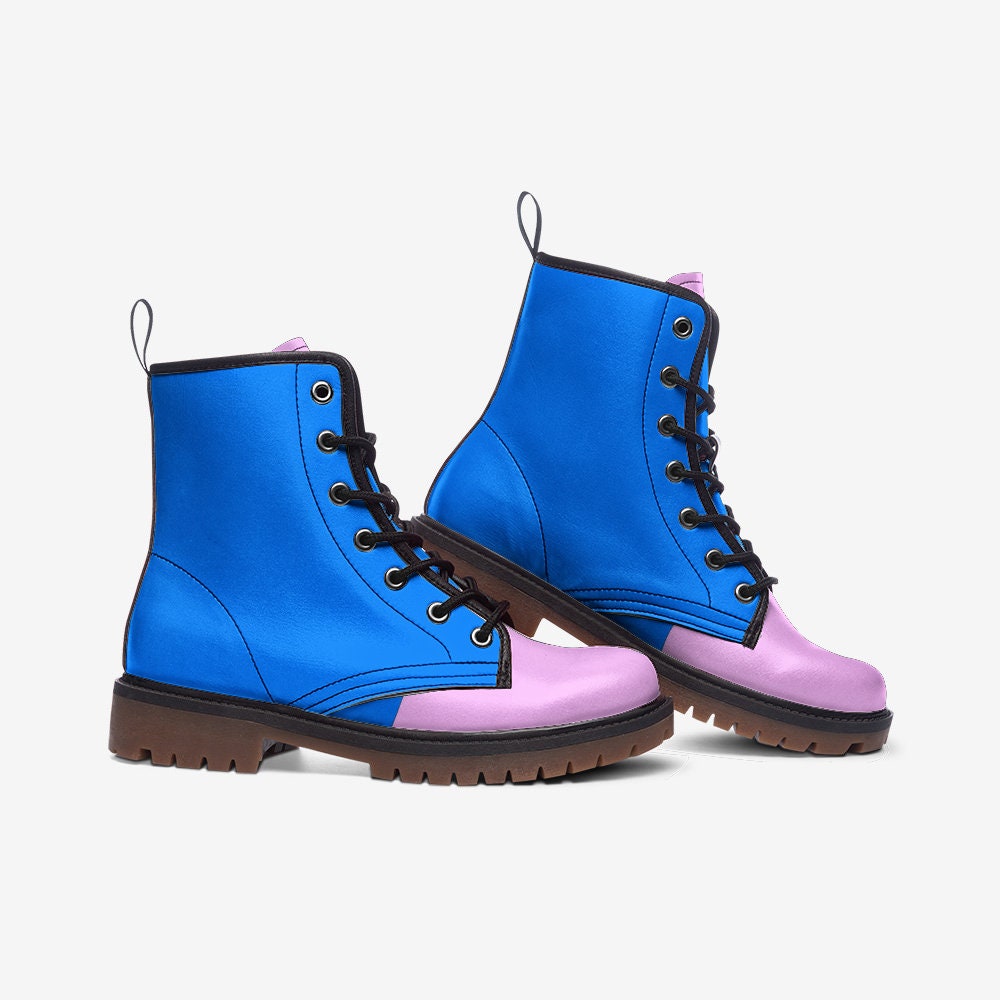 Casual Leather Lightweight Pink boots