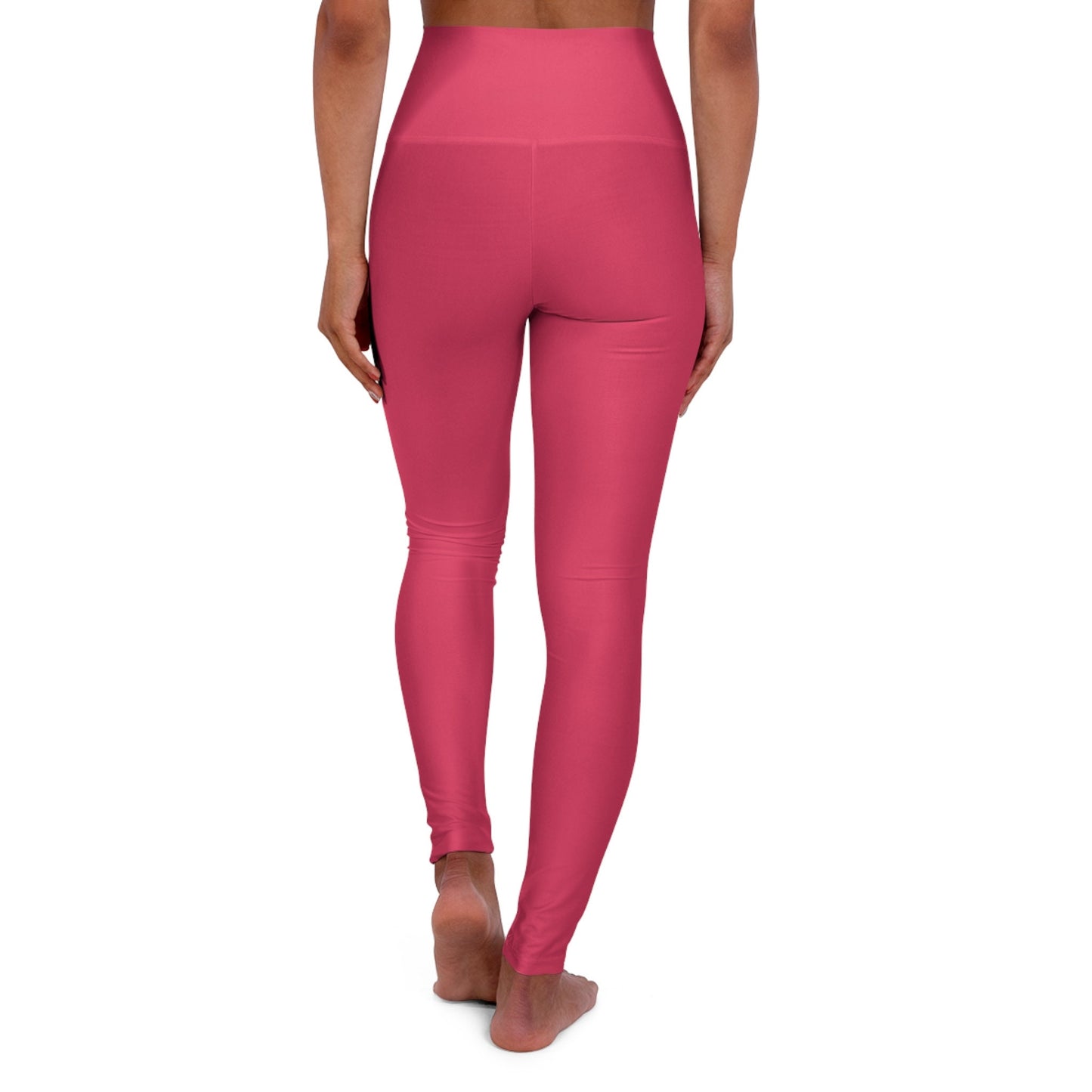 High Waisted Red Yoga Leggings Skinny Fit Leggings